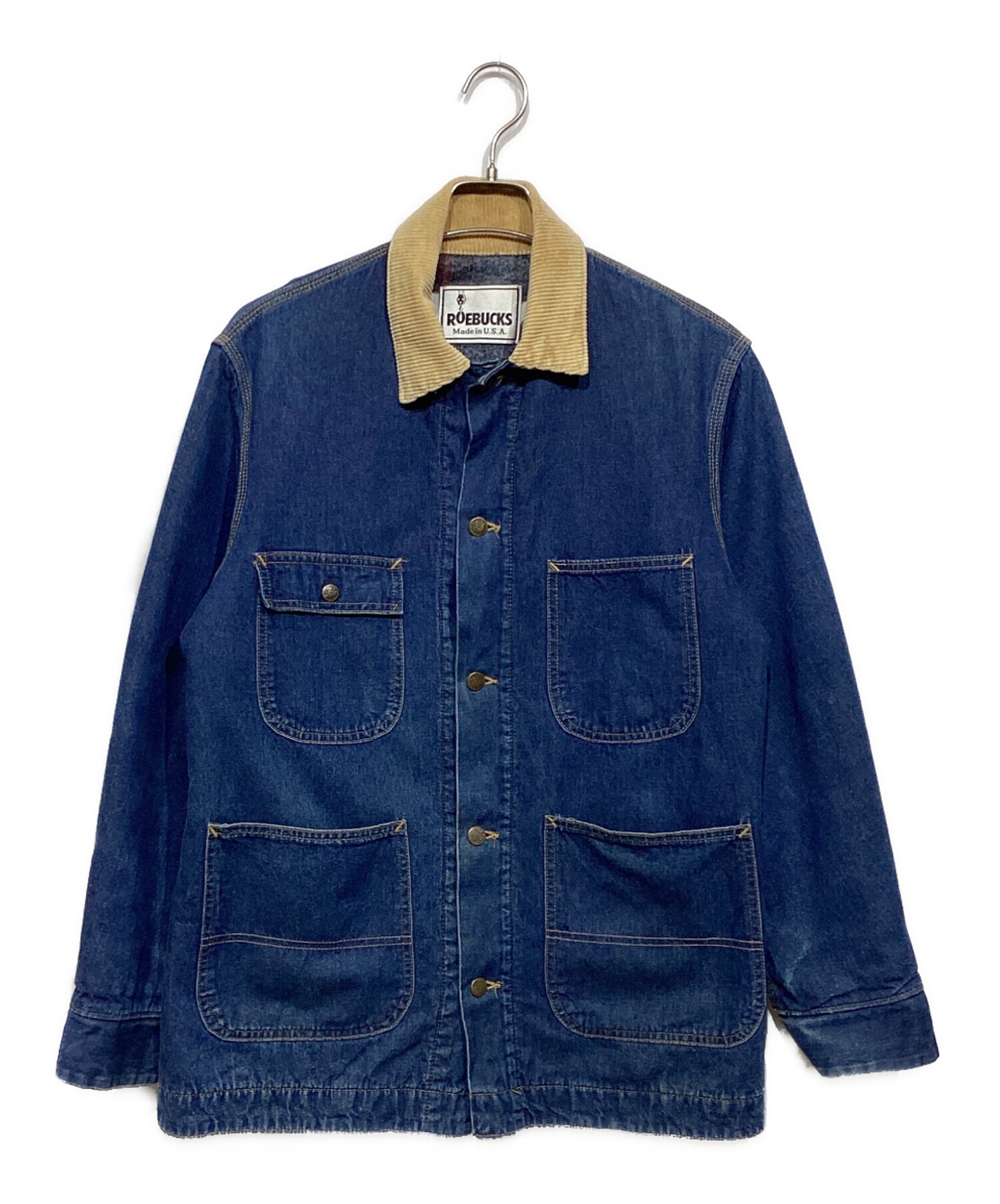 中古・古着通販】ROEBUCKS (ローバックス) 90sデニムカバーオール