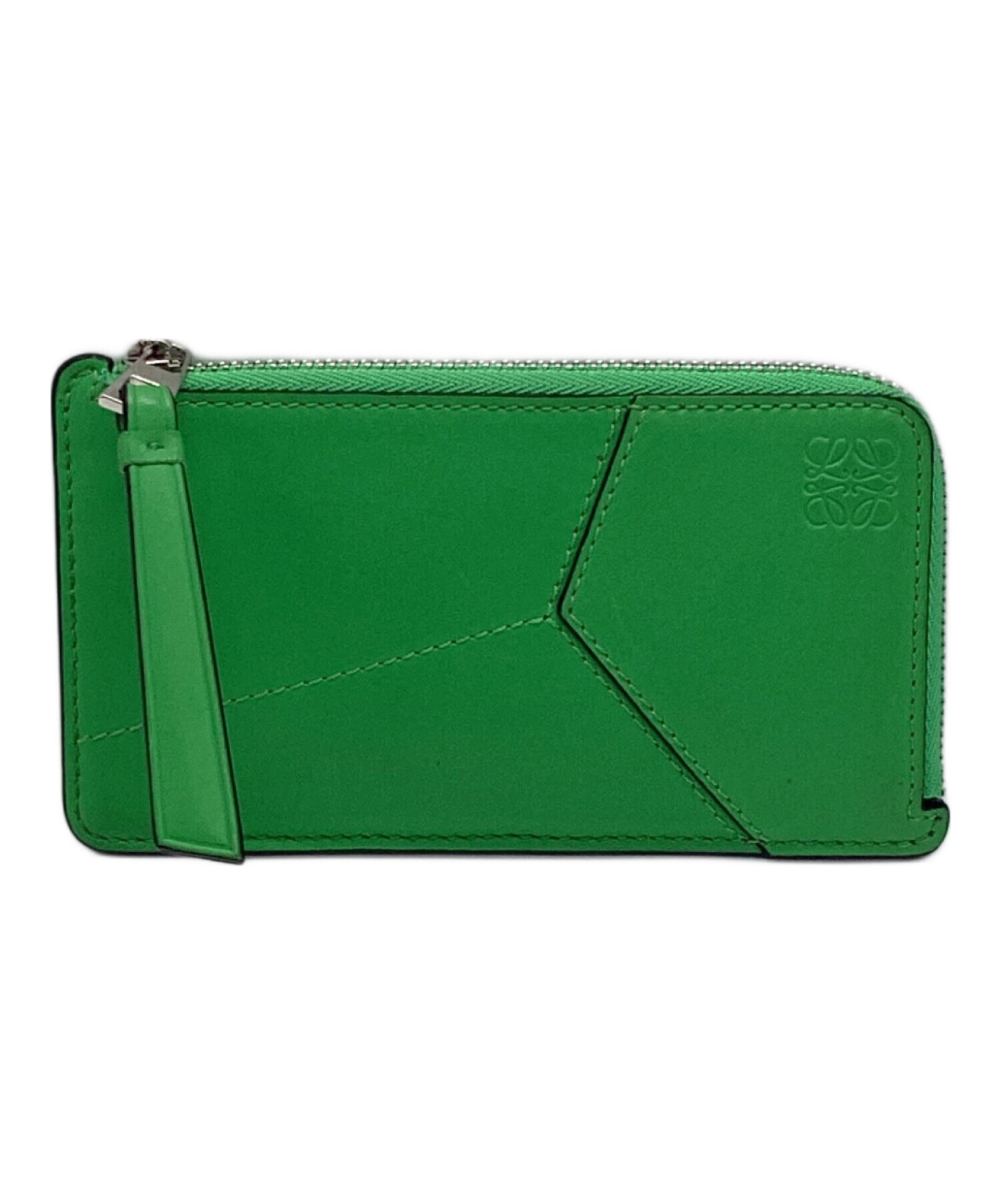 LOEWE ロエベ 財布・ケース  緑 【古着】【中古】【送料無料】 LOEWE（ロエベ）財布・コインケース 緑 サイズ:- レディース