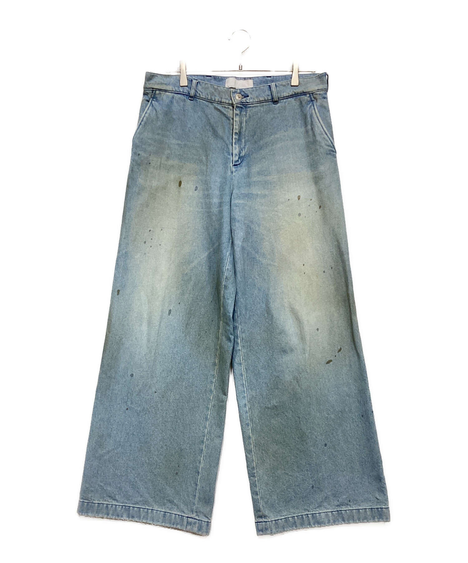 中古・古着通販】NEON SIGN (ネオンサイン) Drill Wide Denim Pants v1