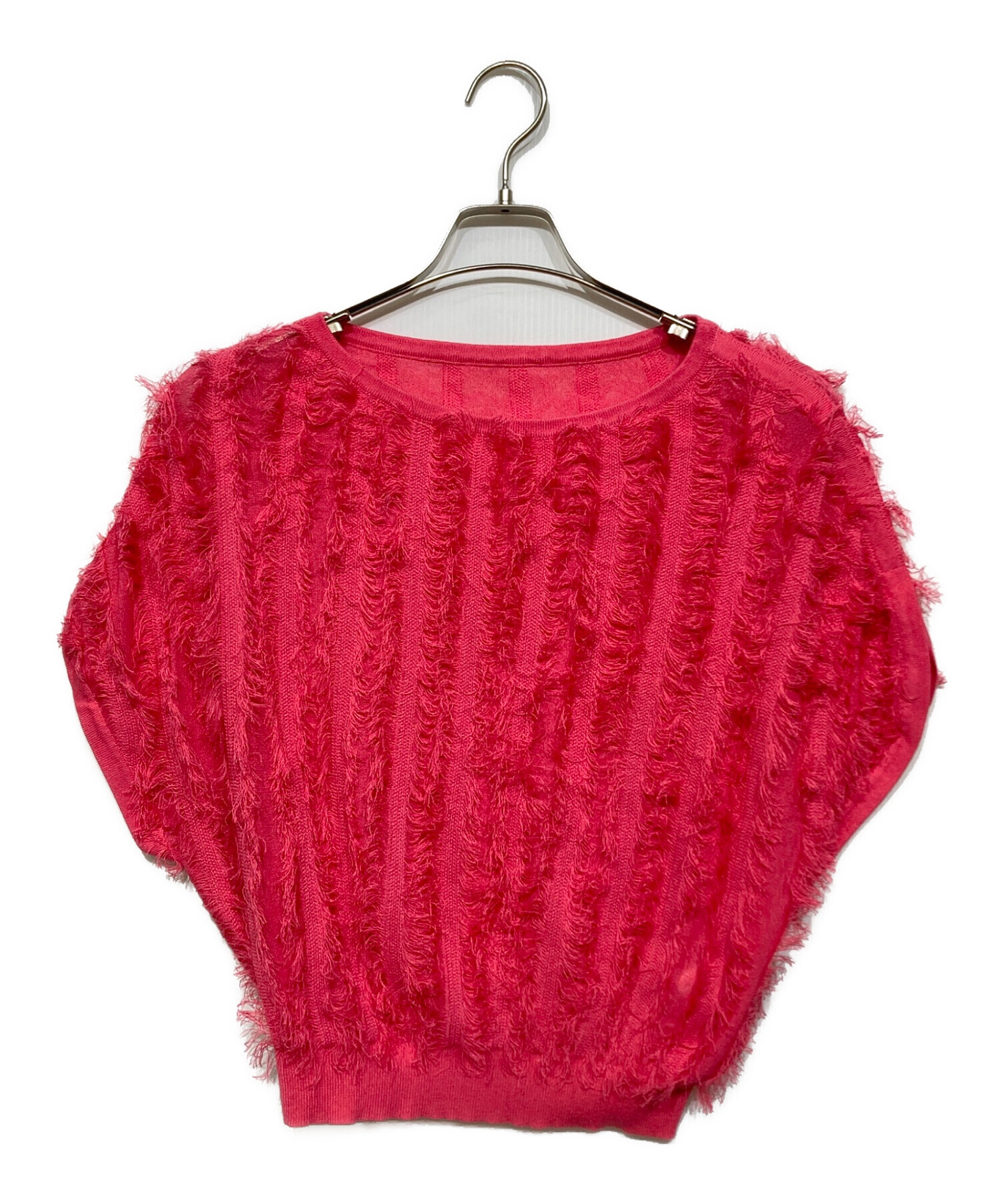 アナイ ピンクニット ANAYI（アナイ）の「ウールカシミヤビジュー プル