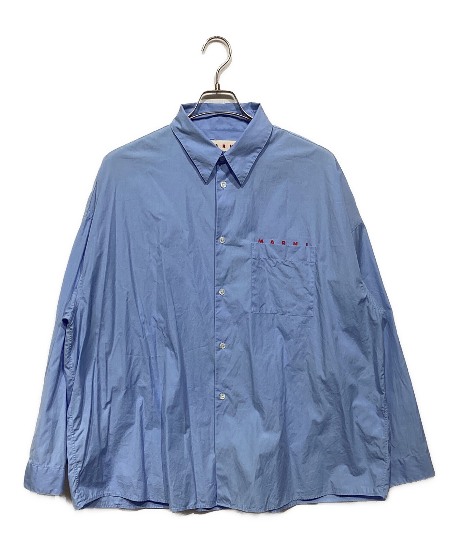 中古・古着通販】MARNI (マルニ) コットンポプリンロゴシャツ 