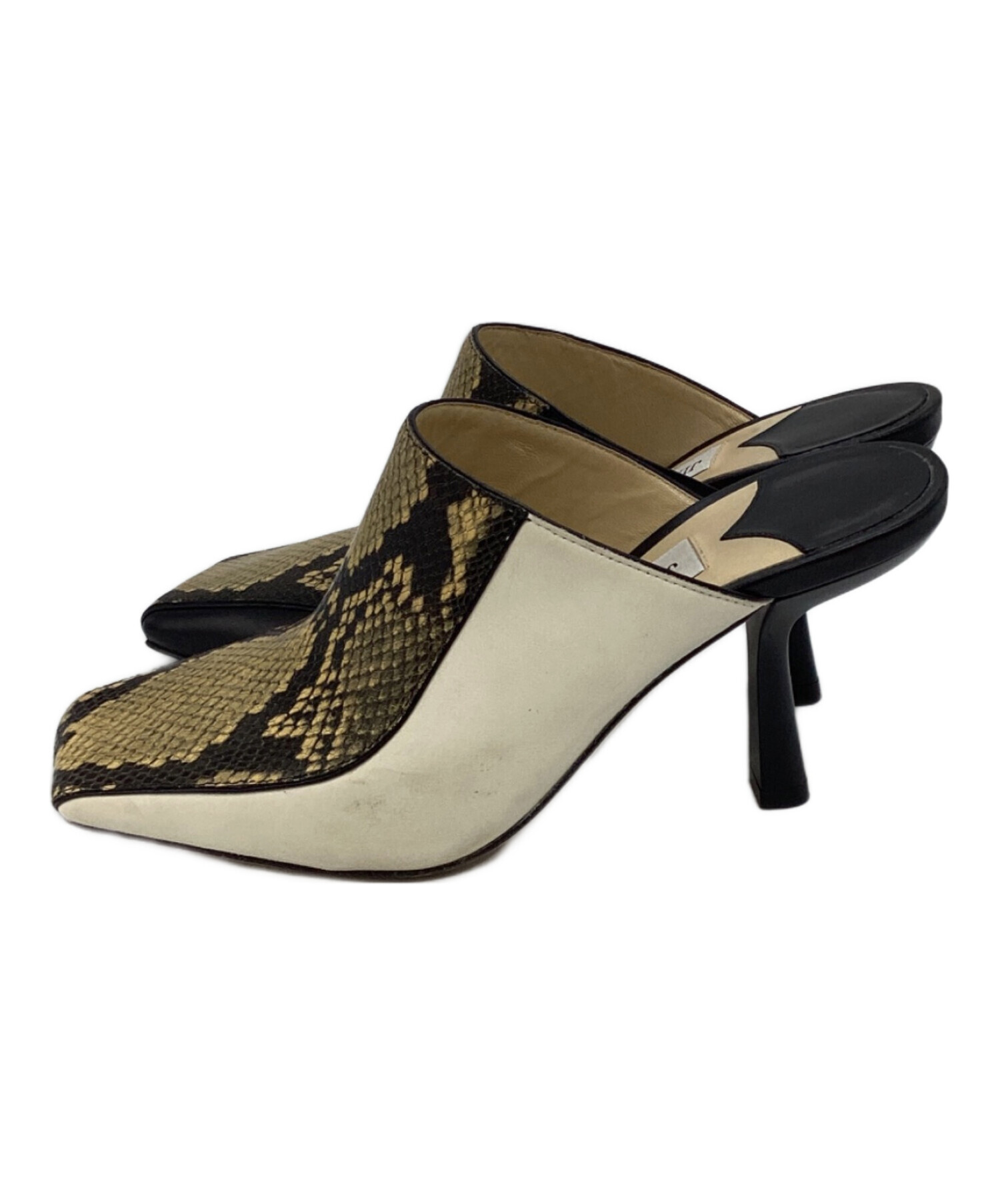 中古・古着通販】JIMMY CHOO (ジミーチュウ) パイソン ミュール