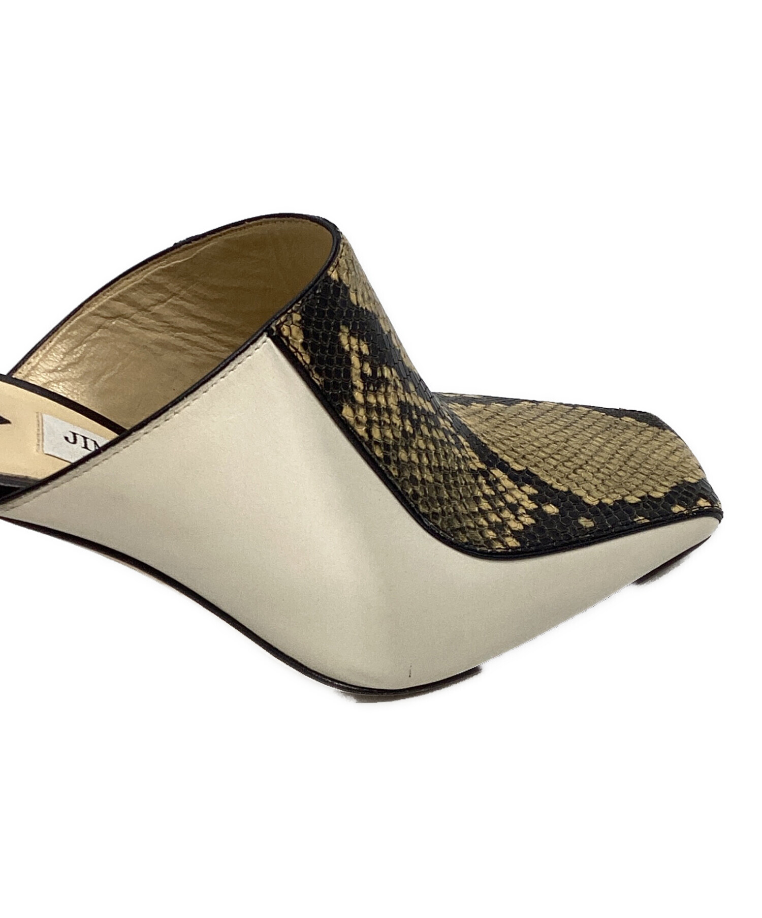 中古・古着通販】JIMMY CHOO (ジミーチュウ) パイソン ミュール