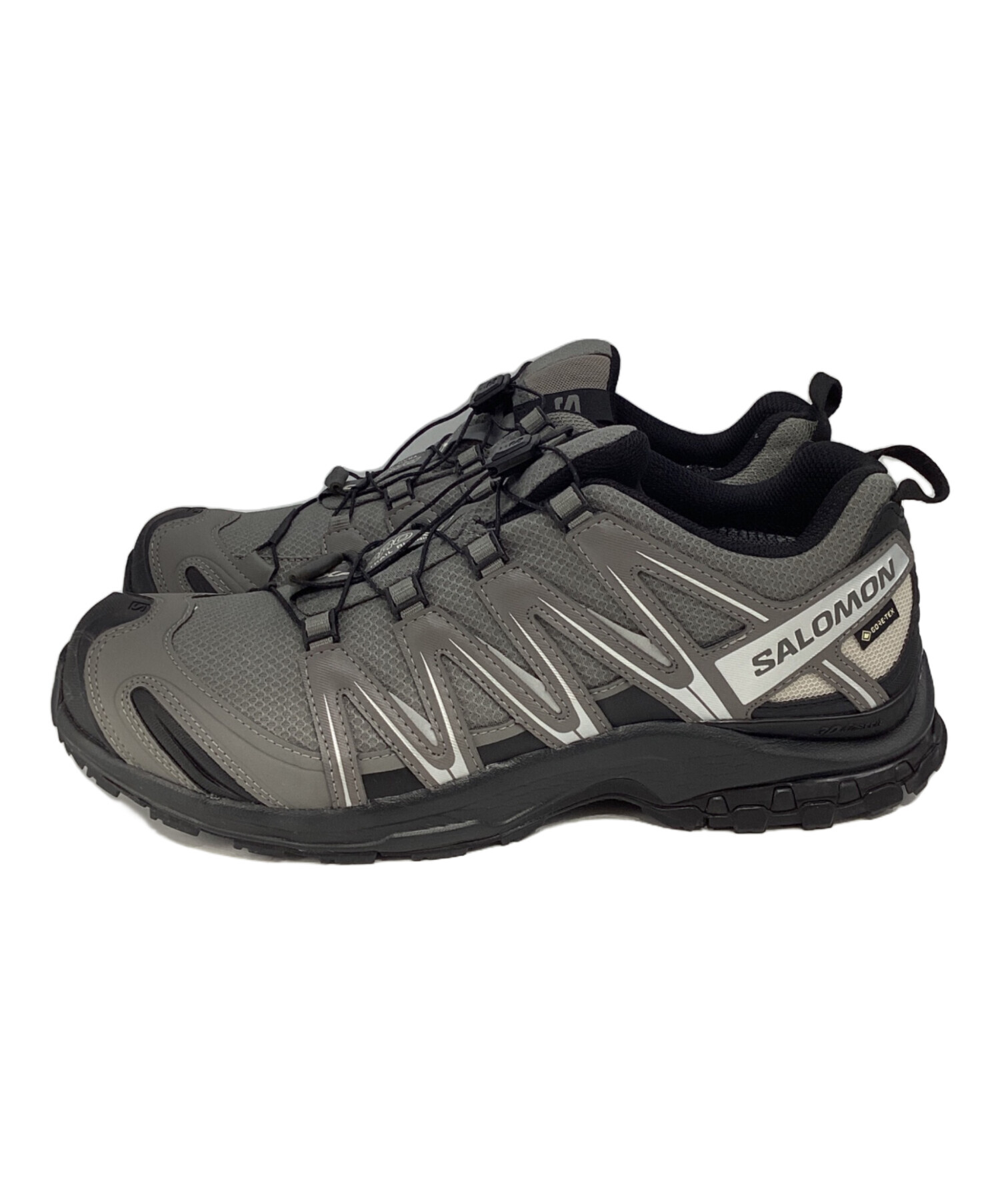 【中古】サロモン Salomon XA PRO 3D GORE-TEX スニーカー ローカット US9 27cm グレー 黒 ブラック 417354 中古・古着通販】SALOMON (サロモン) XA PRO 3D GORE-TEX 475875