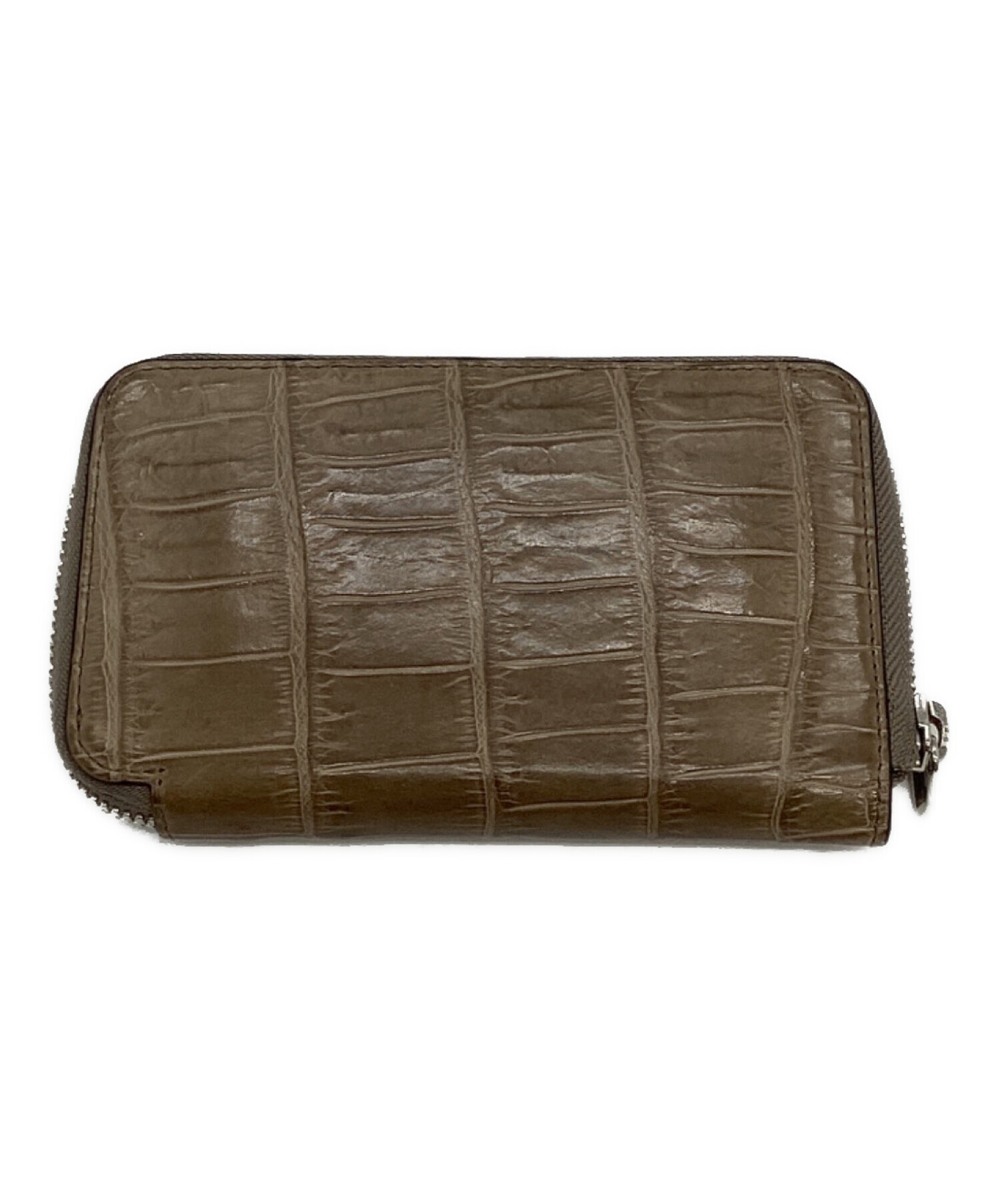 中古・古着通販】ITTI (イッチ) クロコダイル ラウンドファスナー財布