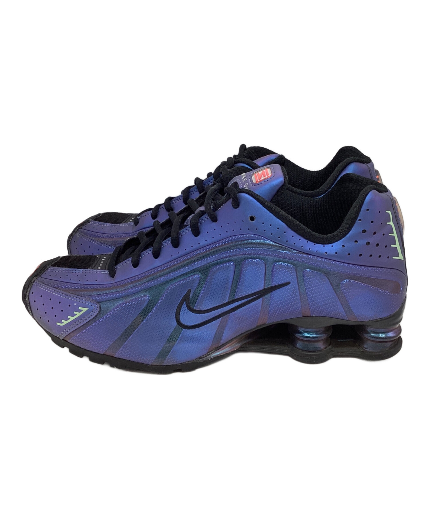 中古・古着通販】NIKE (ナイキ) SHOX R4 METALLIC HQ3446-001 ネイビー
