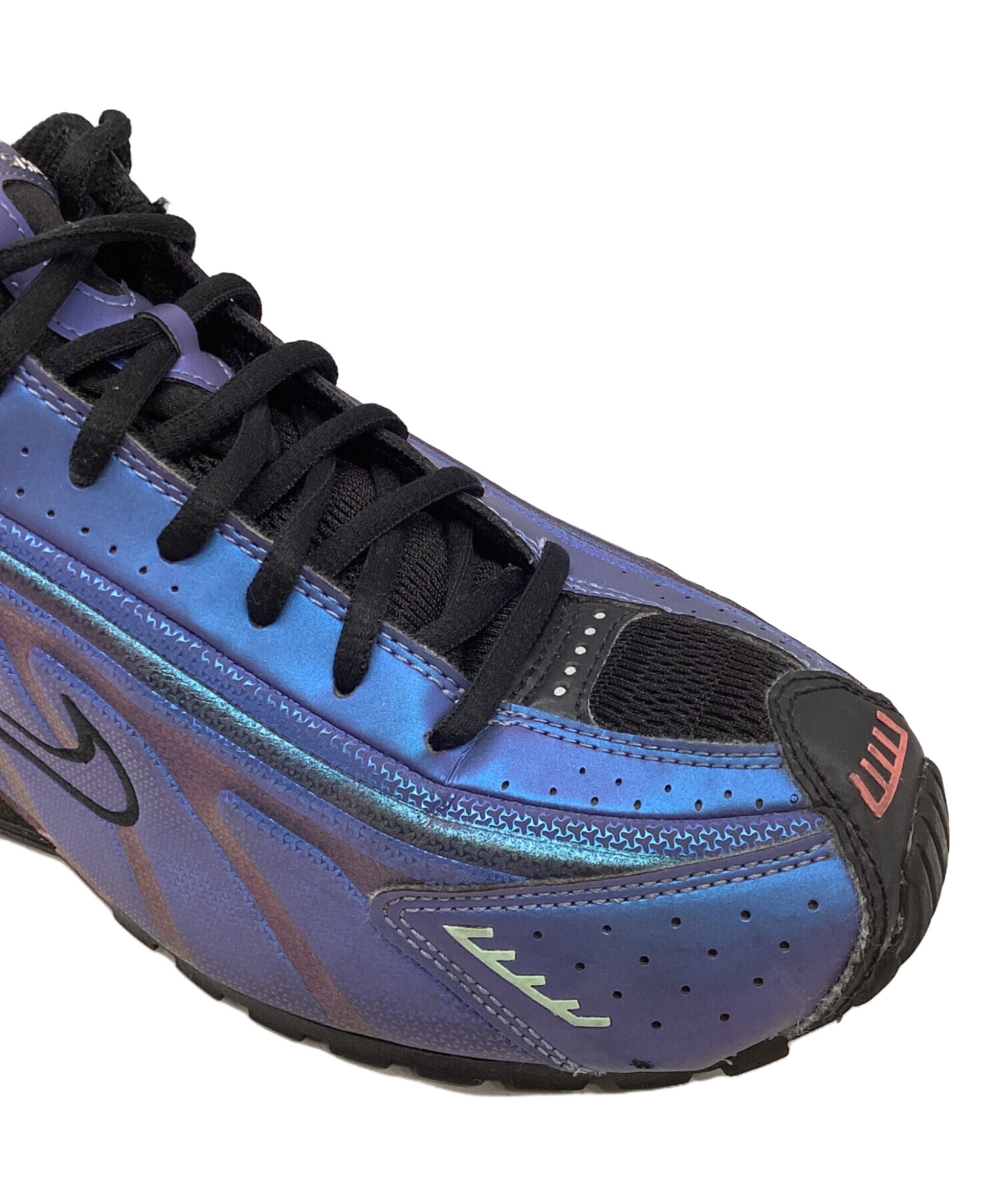 中古・古着通販】NIKE (ナイキ) SHOX R4 METALLIC HQ3446-001 ネイビー 