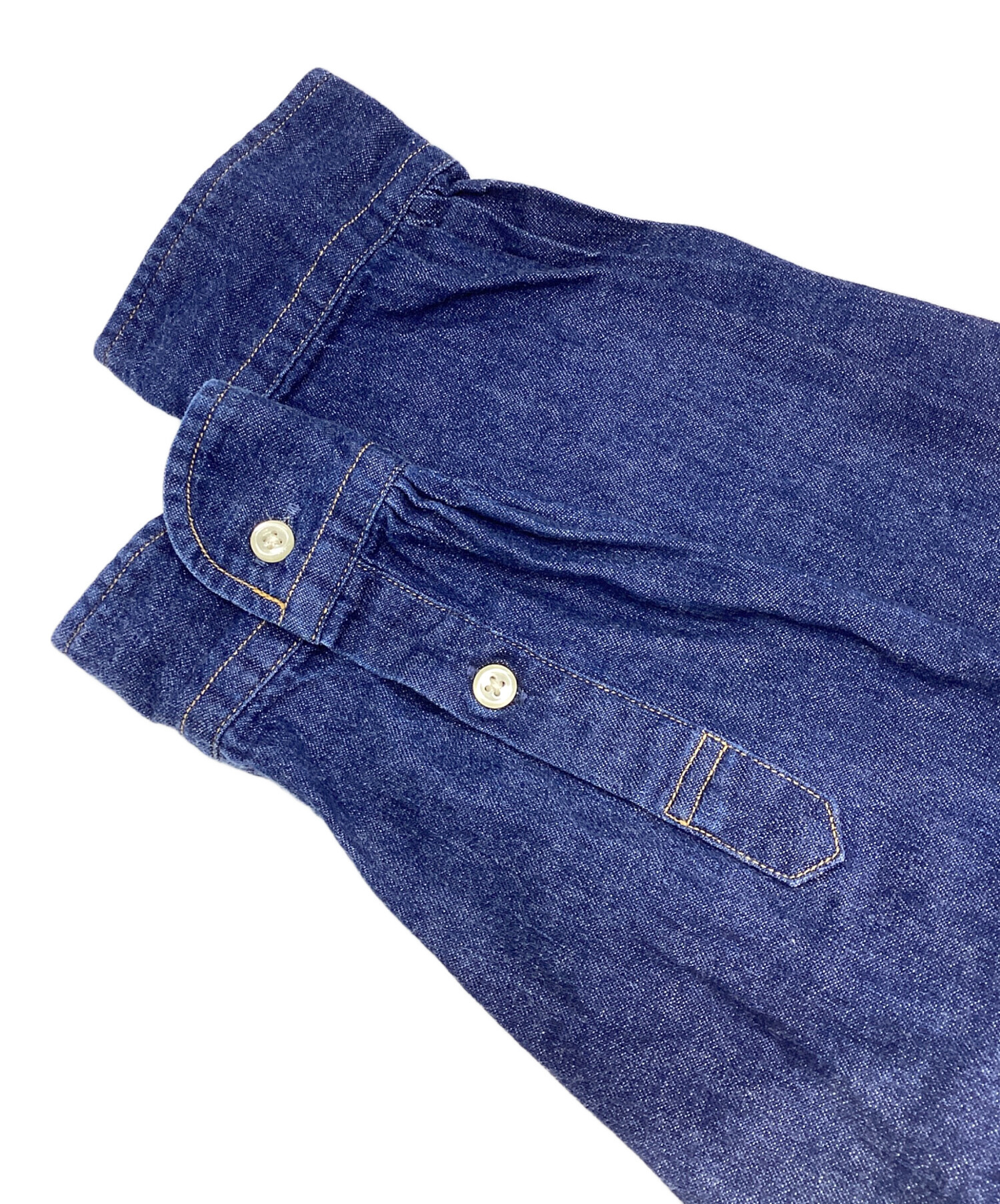 中古・古着通販】orSlow (オアスロウ) デニムBDシャツ インディゴ