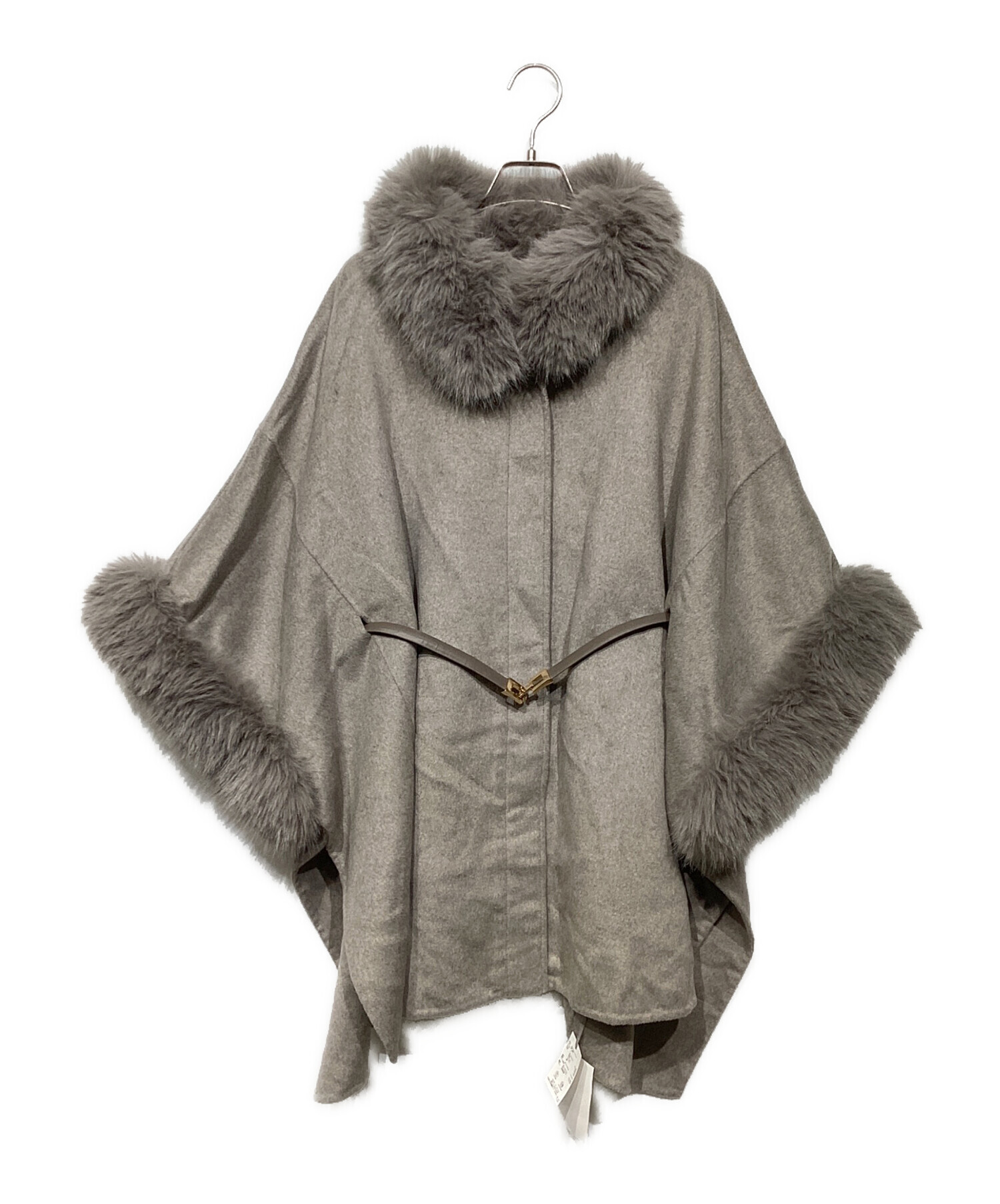 中古・古着通販】Snidel (スナイデル) ファー付きミドルケープコート