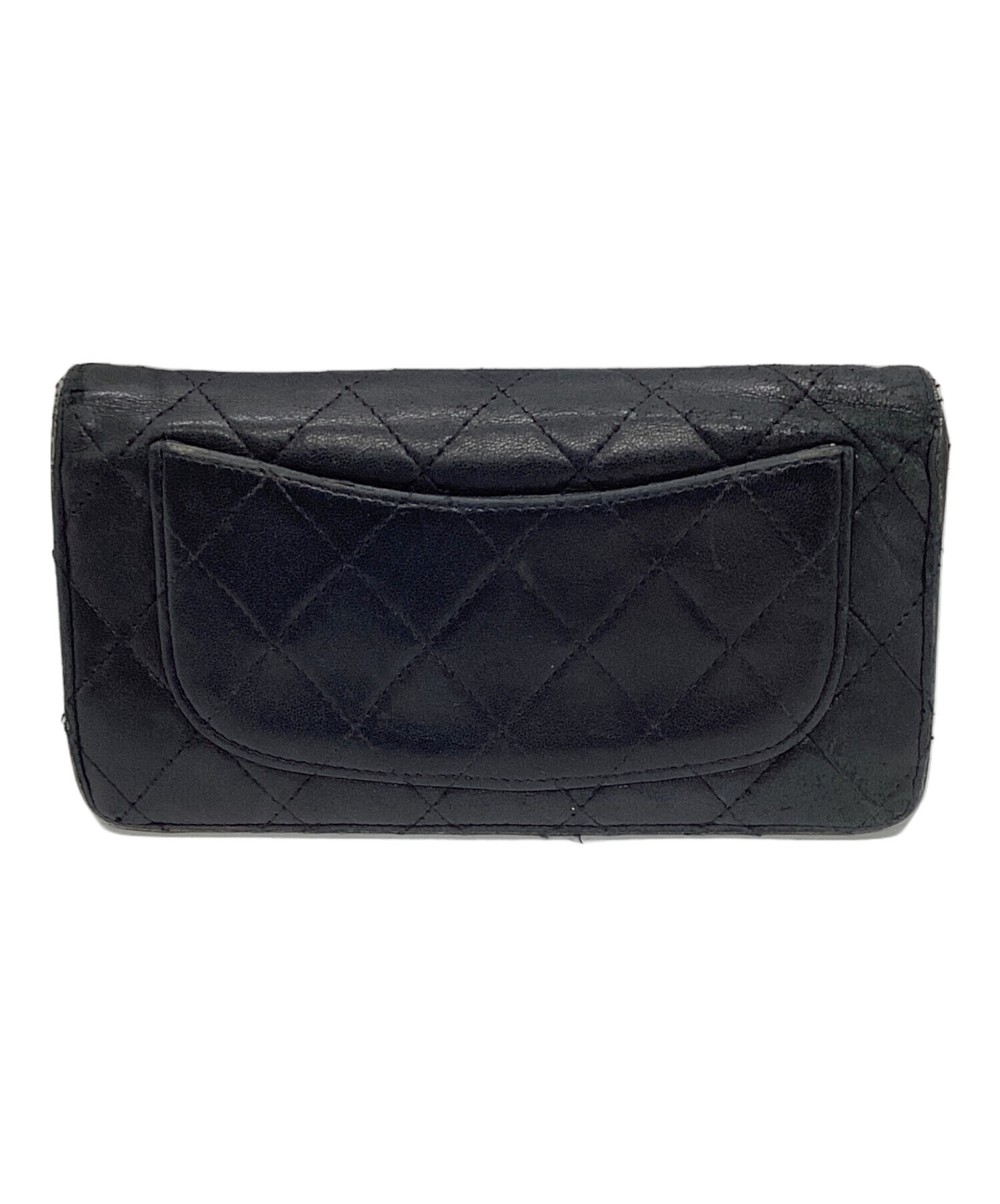 中古・古着通販】CHANEL (シャネル) マトラッセ 長財布 ブラック 