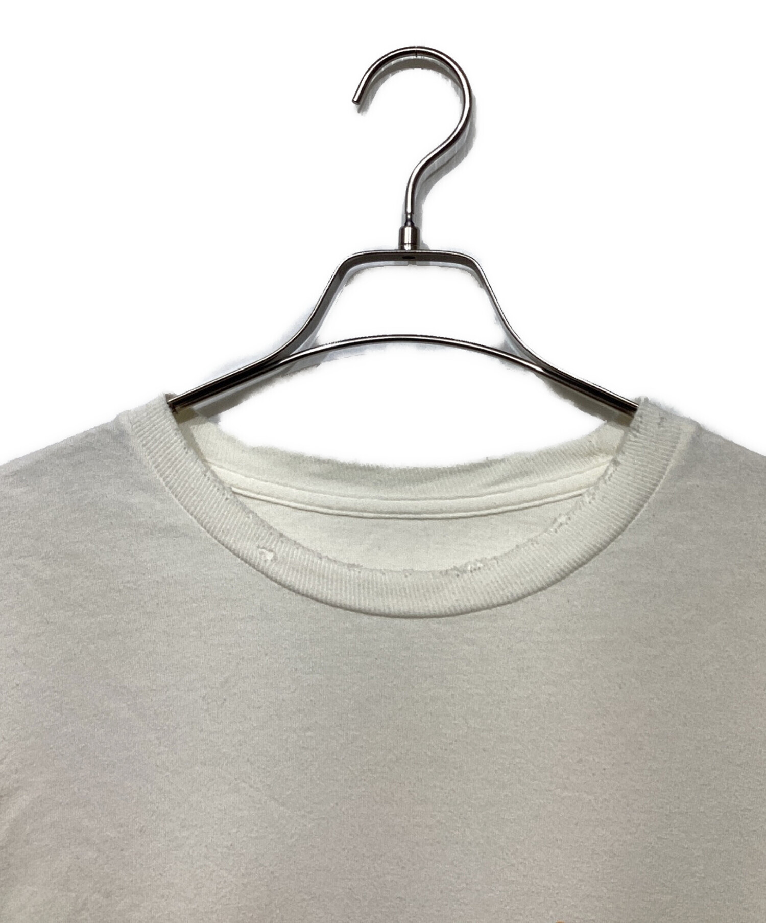 中古・古着通販】ANCELLM (アンセルム) LOGO LS T-SHIRT ホワイト