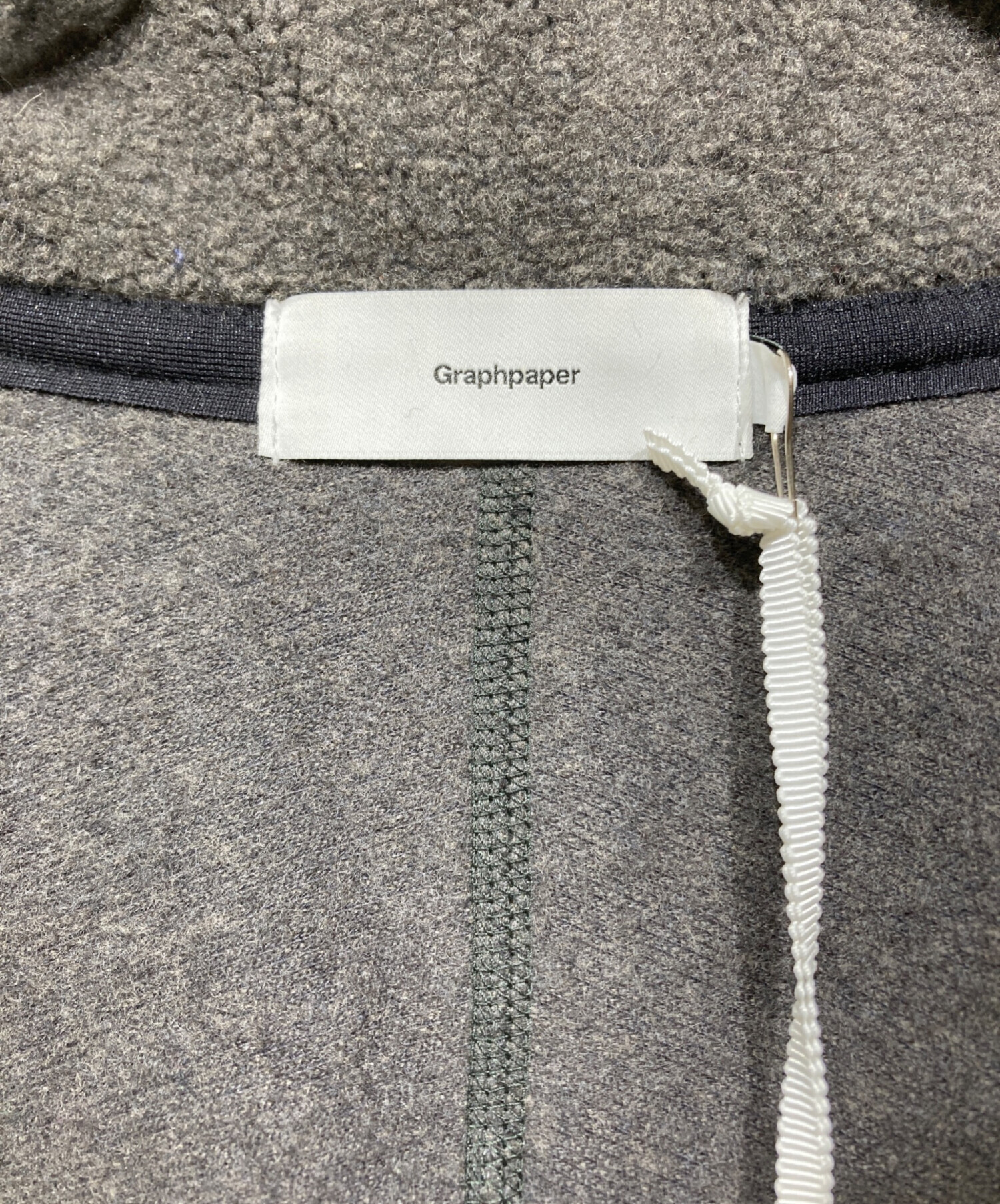 中古・古着通販】Graphpaper (グラフペーパー) Wool Boa Zip-Up 