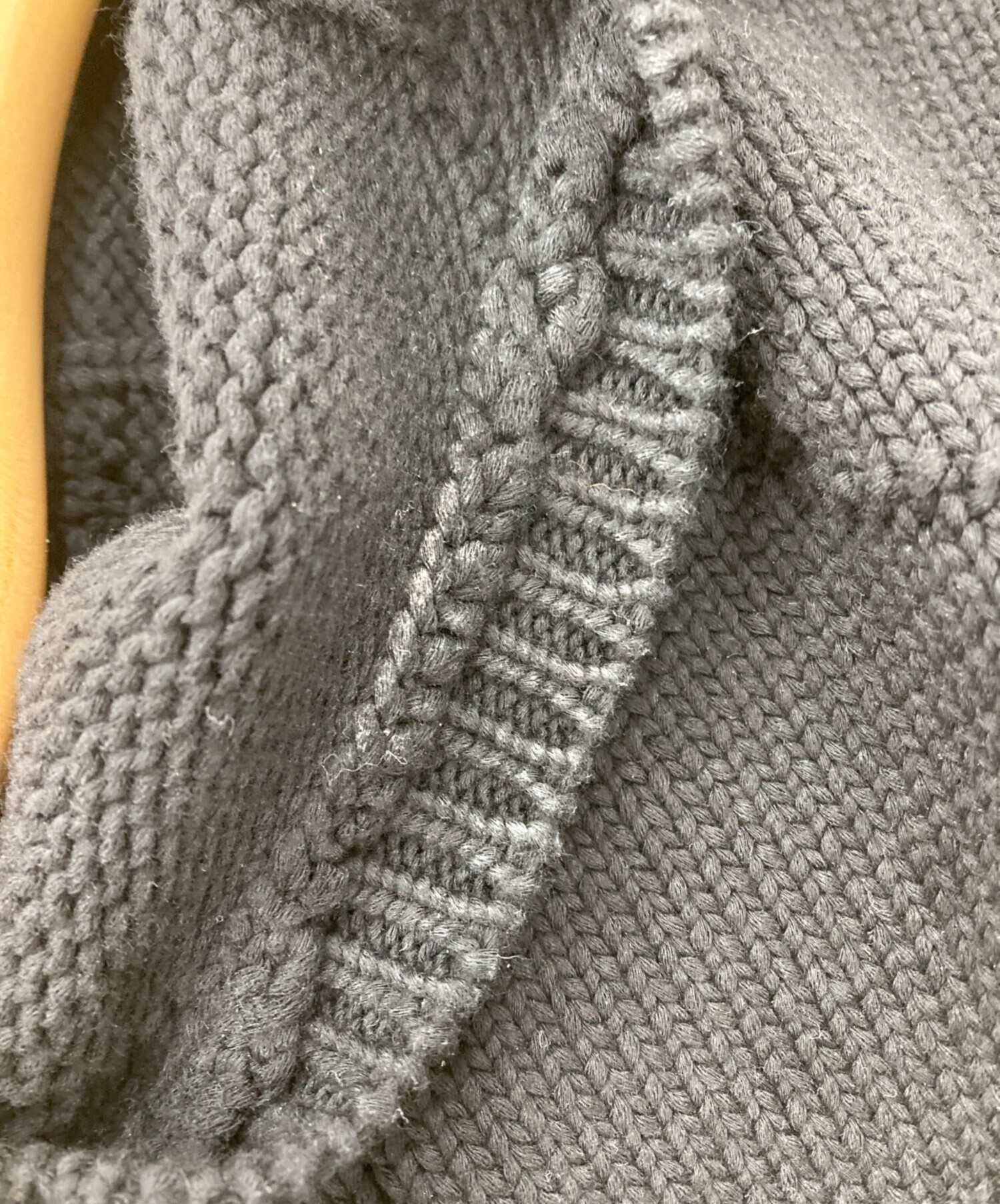 ヘンネ HAENGNAE 半袖ニット 1224010506 ブラック サイズ：フリーサイズ HAENGNAE KISHIMEN CROPPED TOP 新品HAENGNAE KISHIMEN CROPPED TOP