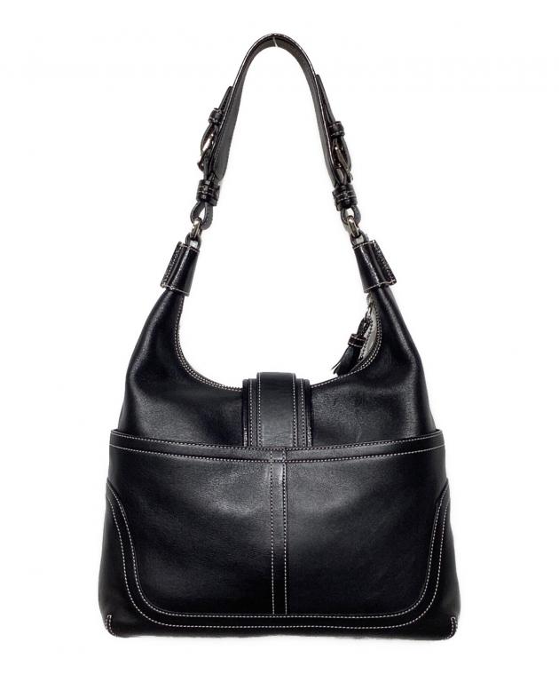 中古・古着通販】COACH (コーチ) ソーホー ショルダーバッグ ブラック