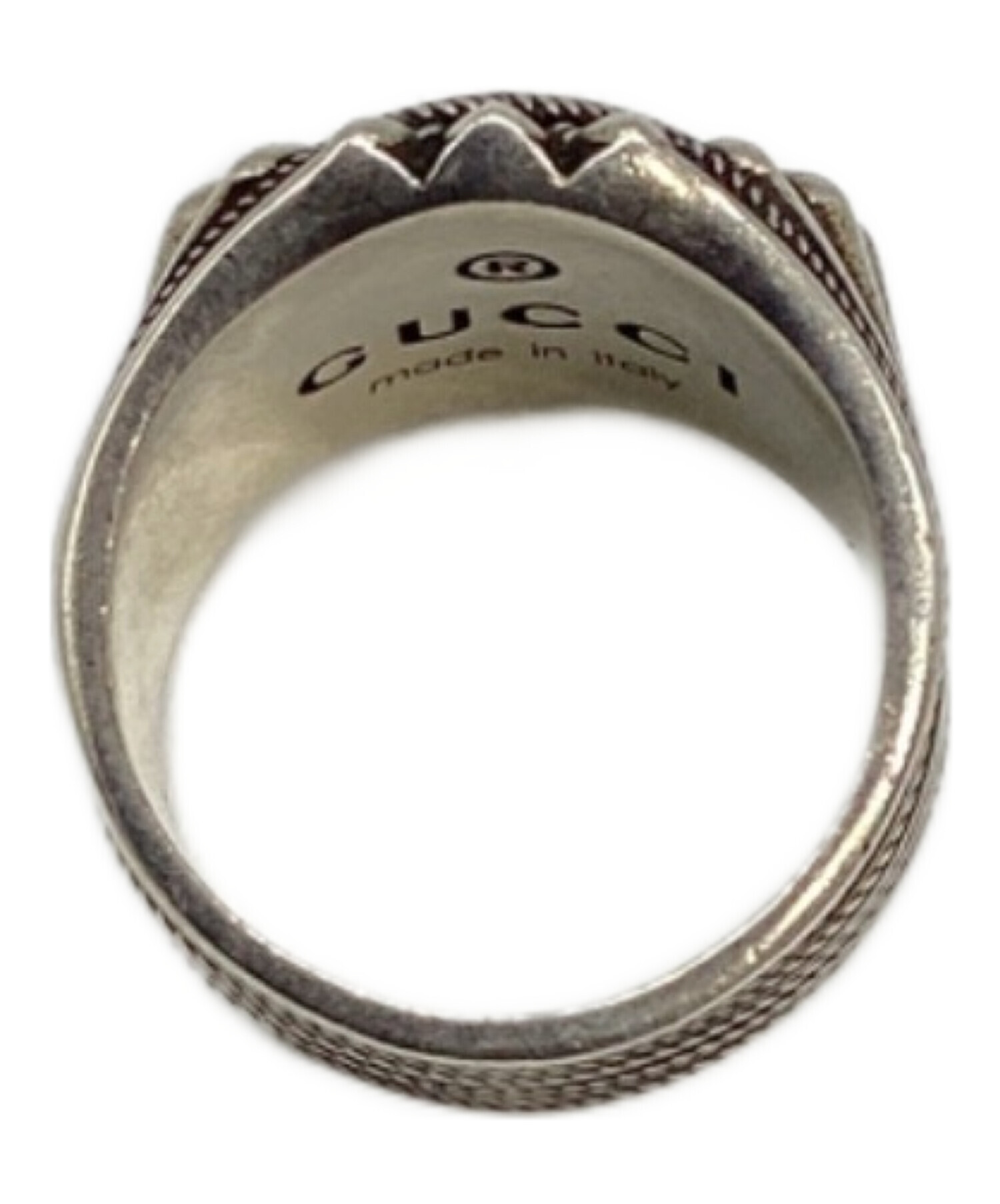 美品　GUCCI リング インターロッキングG GGロゴ シグネットリング 中古・古着通販】GUCCI (グッチ) インターロッキングG