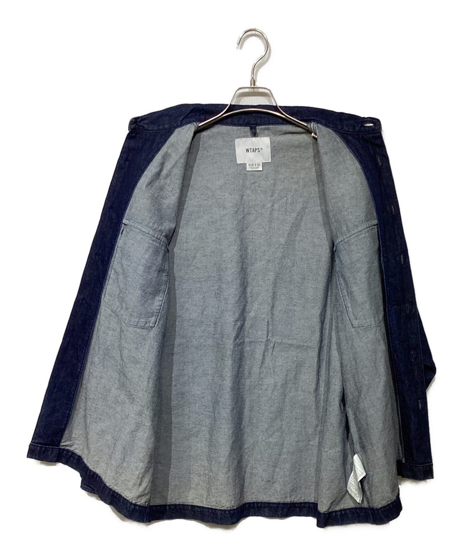 中古・古着通販】WTAPS (ダブルタップス) CBW/LS DENIM SHIRT 231BRDT