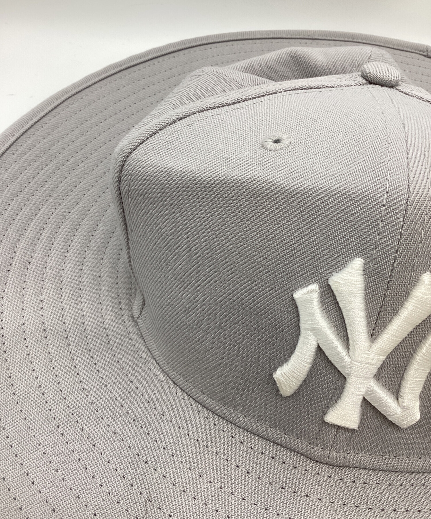 【激レア】ニューエラ ロングブリムハット  GAME 別注 グレー 激レア】ニューエラ ロングブリムハット GAME 別注 グレー 激レア