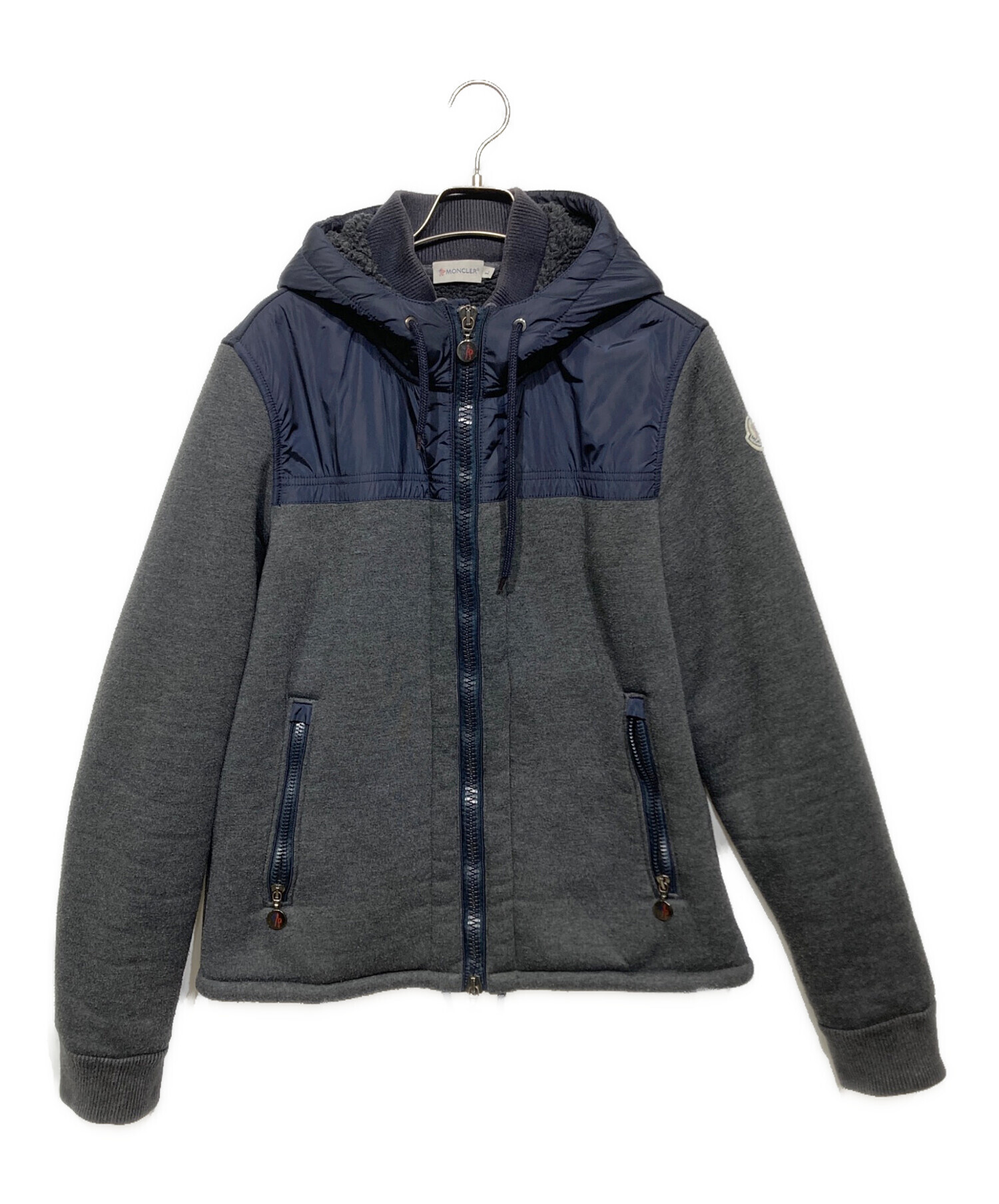 中古・古着通販】MONCLER (モンクレール) MAGLIA CARDIGAN ネイビー 