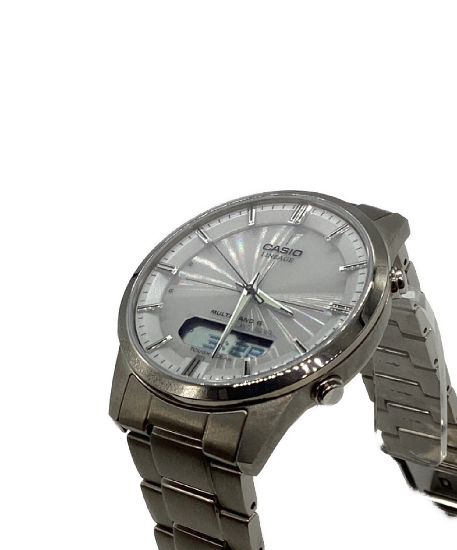 CASIO カシオ LINEAGE LCW-M170T 白黒2本セット チタン ソーラー 電波 