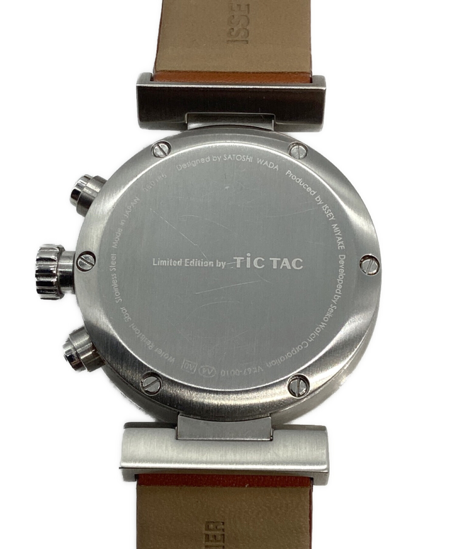 ISSEY MIYAKE クロノグラフ腕時計 VK67-0010 中古・古着通販】ISSEY MIYAKE (イッセイミヤケ) クロノグラフ VK67
