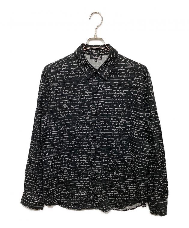 中古・古着通販】agnes b homme (アニエスベーオム) メッセージシャツ