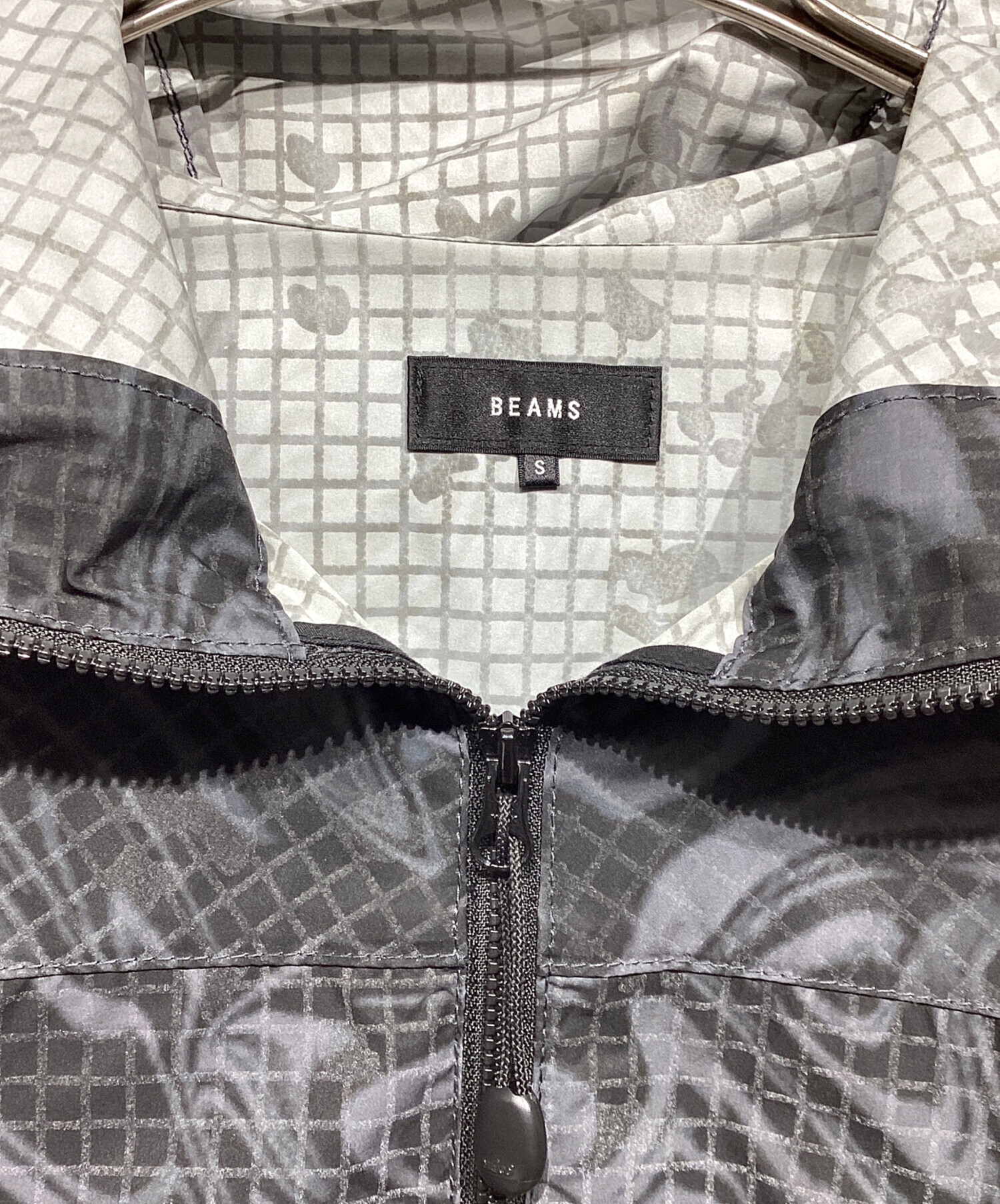 中古・古着通販】BEAMS (ビームス) プリント ジップアップ フーディ 