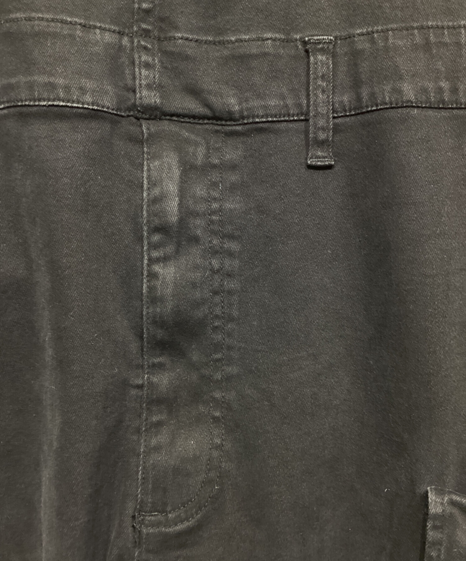 中古・古着通販】glamb (グラム) Nick rib overall ブラック サイズ:2