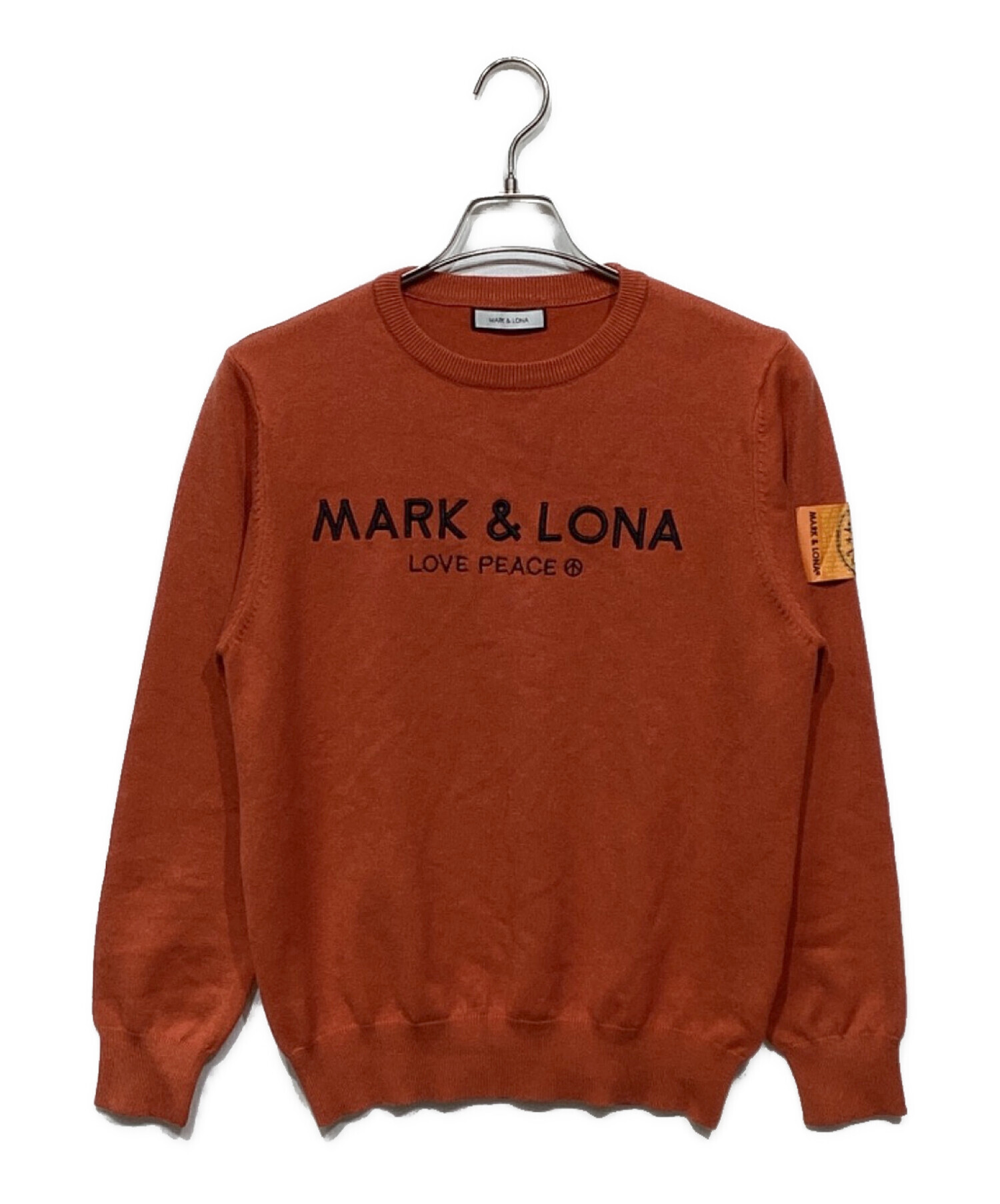 中古・古着通販】MARK&LONA (マークアンドロナ) ロゴニット オレンジ