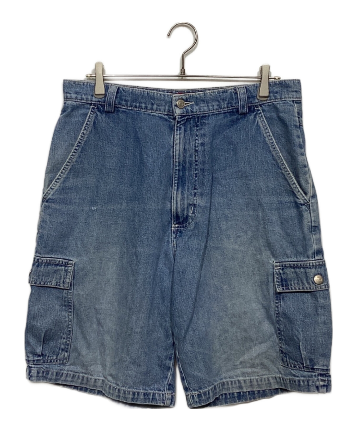中古・古着通販】stussy (ステューシー) ハーフカーゴデニムパンツ