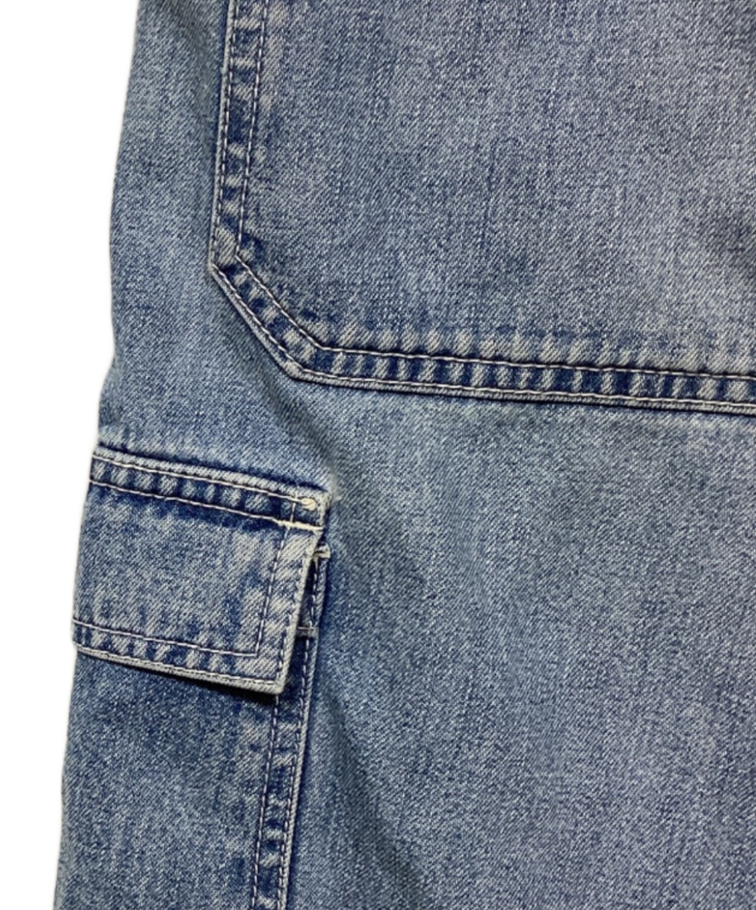 中古・古着通販】stussy (ステューシー) ハーフカーゴデニムパンツ