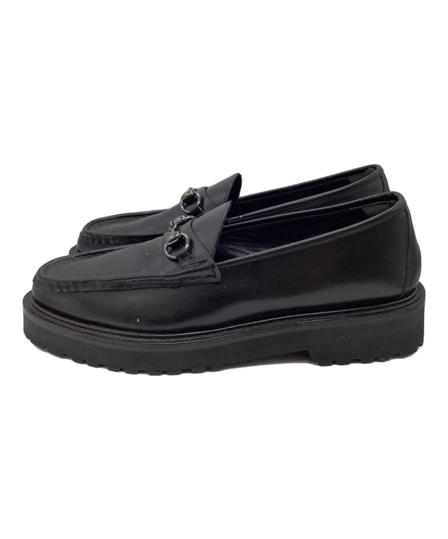 WH / ローファー/UK9/BLK/WHS0504// 中古・古着通販】WH (ダブルエイチ) ビットローファーWHZ 0504