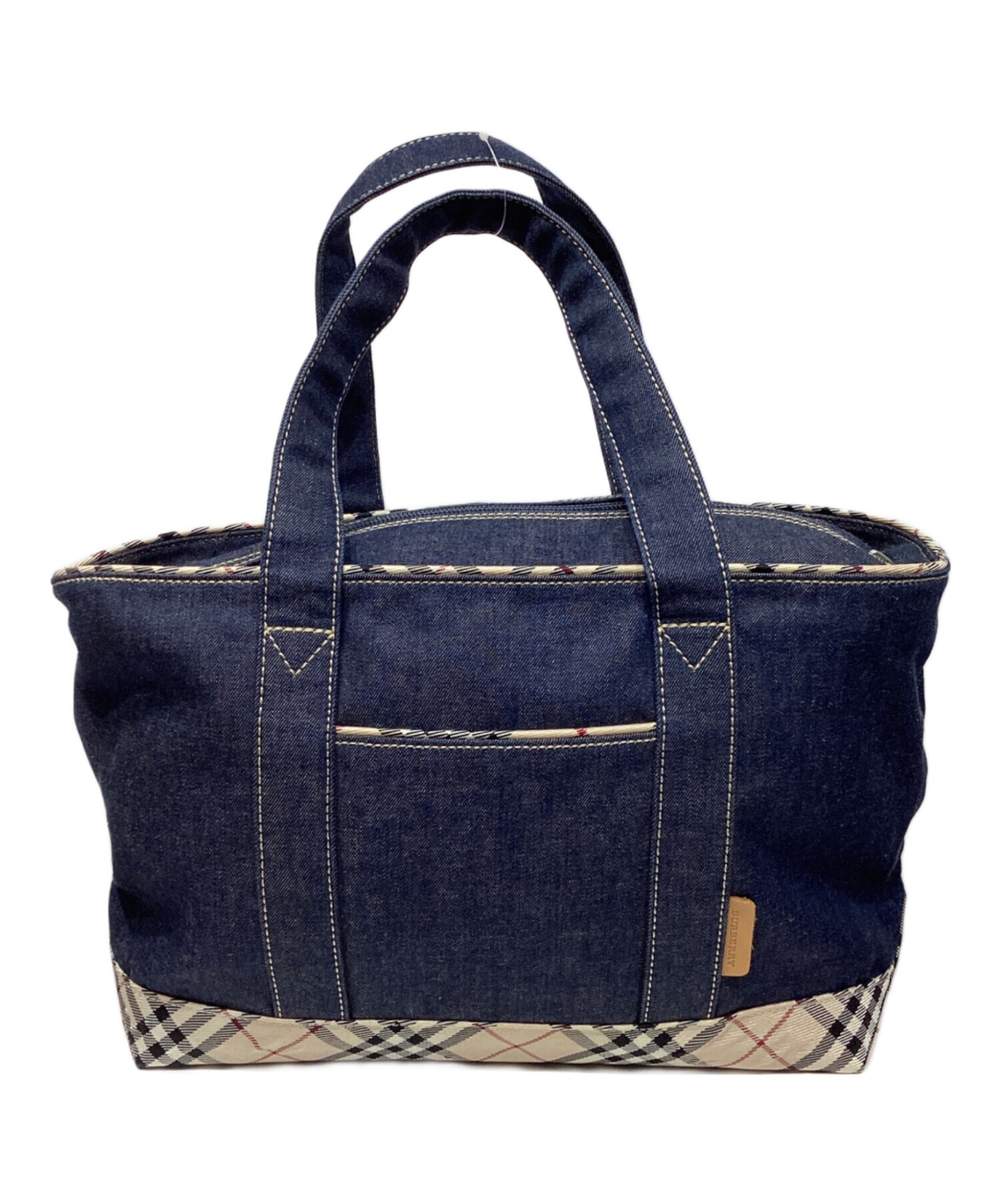 中古・古着通販】BURBERRY (バーバリー) 切替トートバッグ BV450-494 