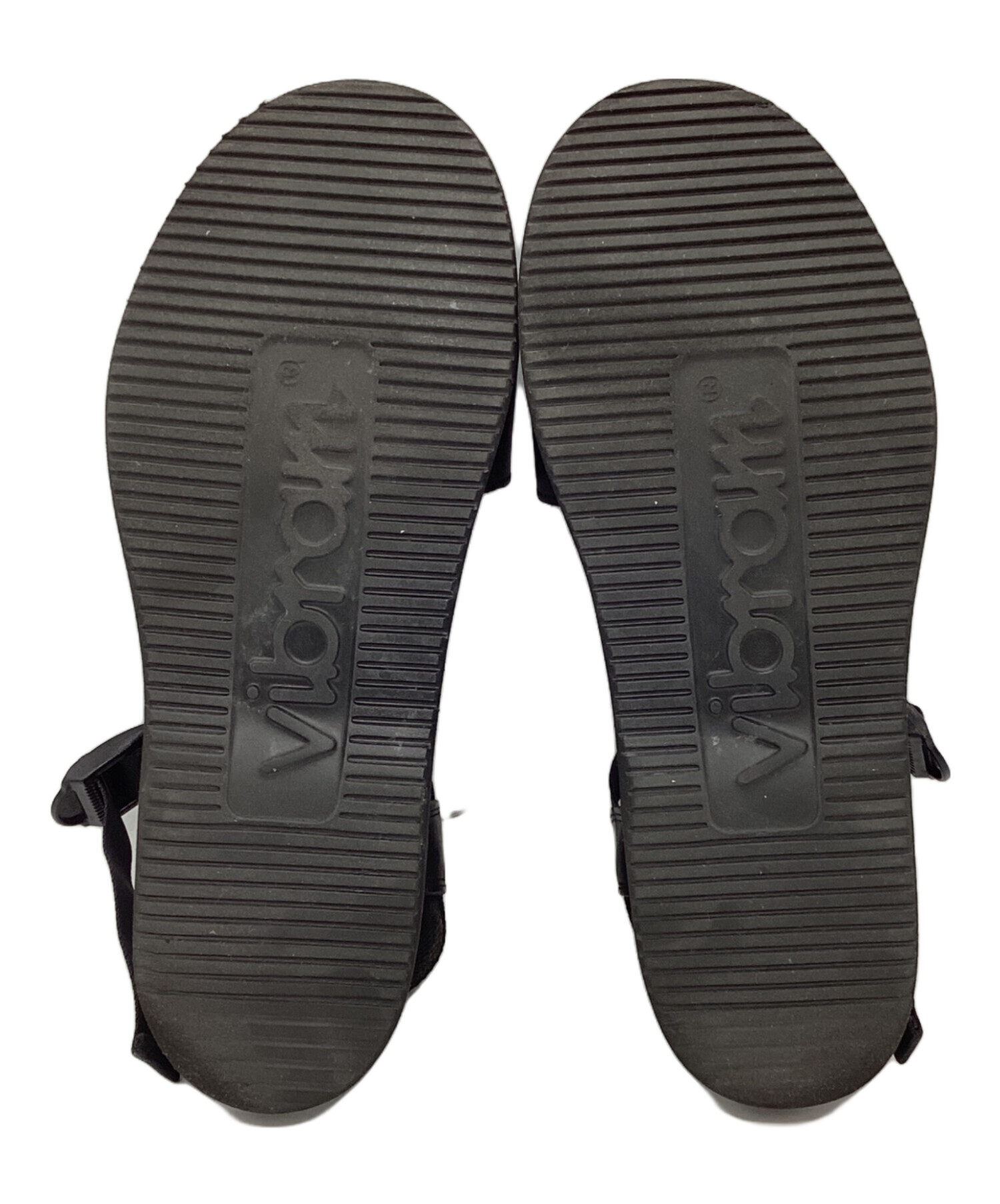 中古・古着通販】FOOTWORKS (フットワークス) レザーサンダル ブラック
