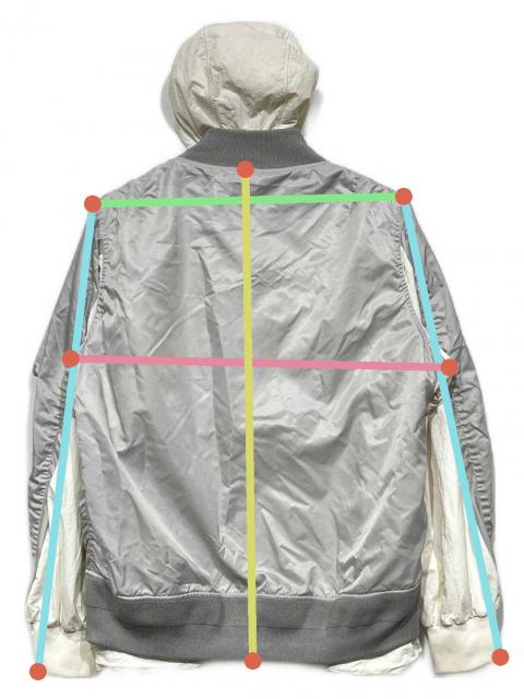 中古・古着通販】NIKE (ナイキ) sacai (サカイ) CZ4678-097 レイヤード