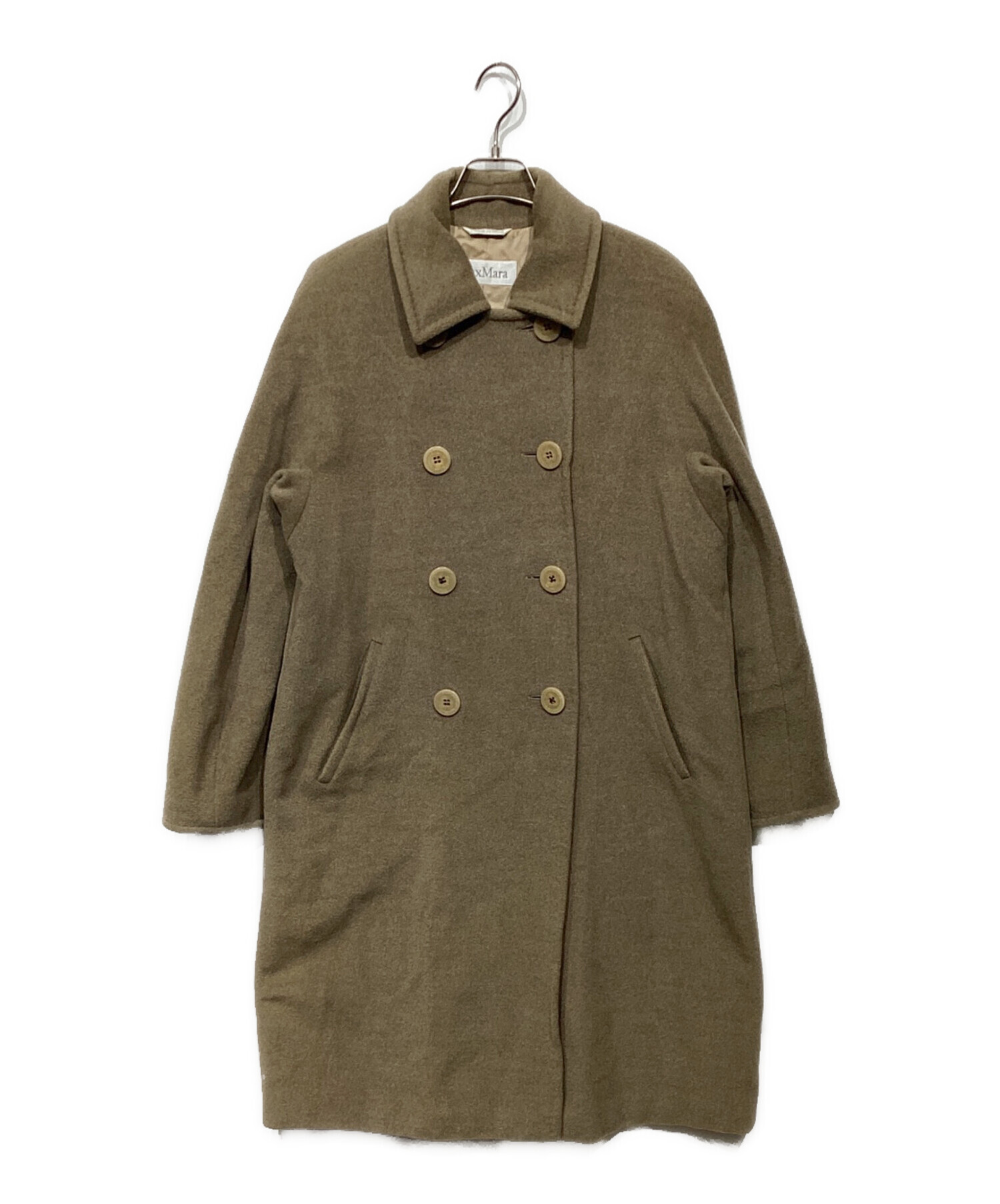 中古・古着通販】MaxMara (マックスマーラ) カシミヤ混ウールコート32 