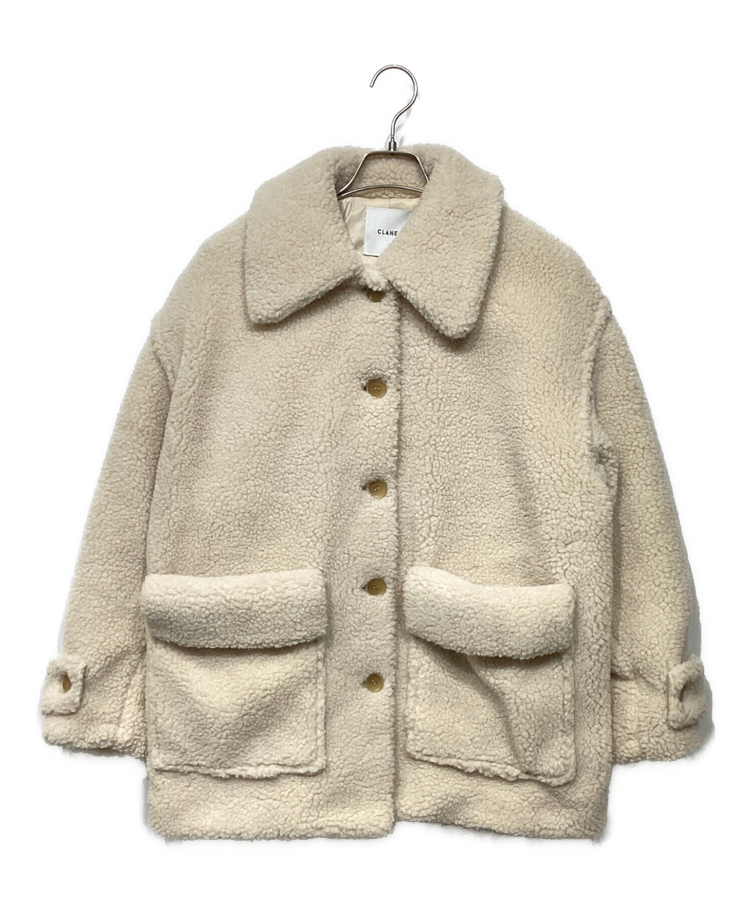中古・古着通販】CLANE (クラネ) RIDGE POCKET BOA OVER COAT（リッジ 
