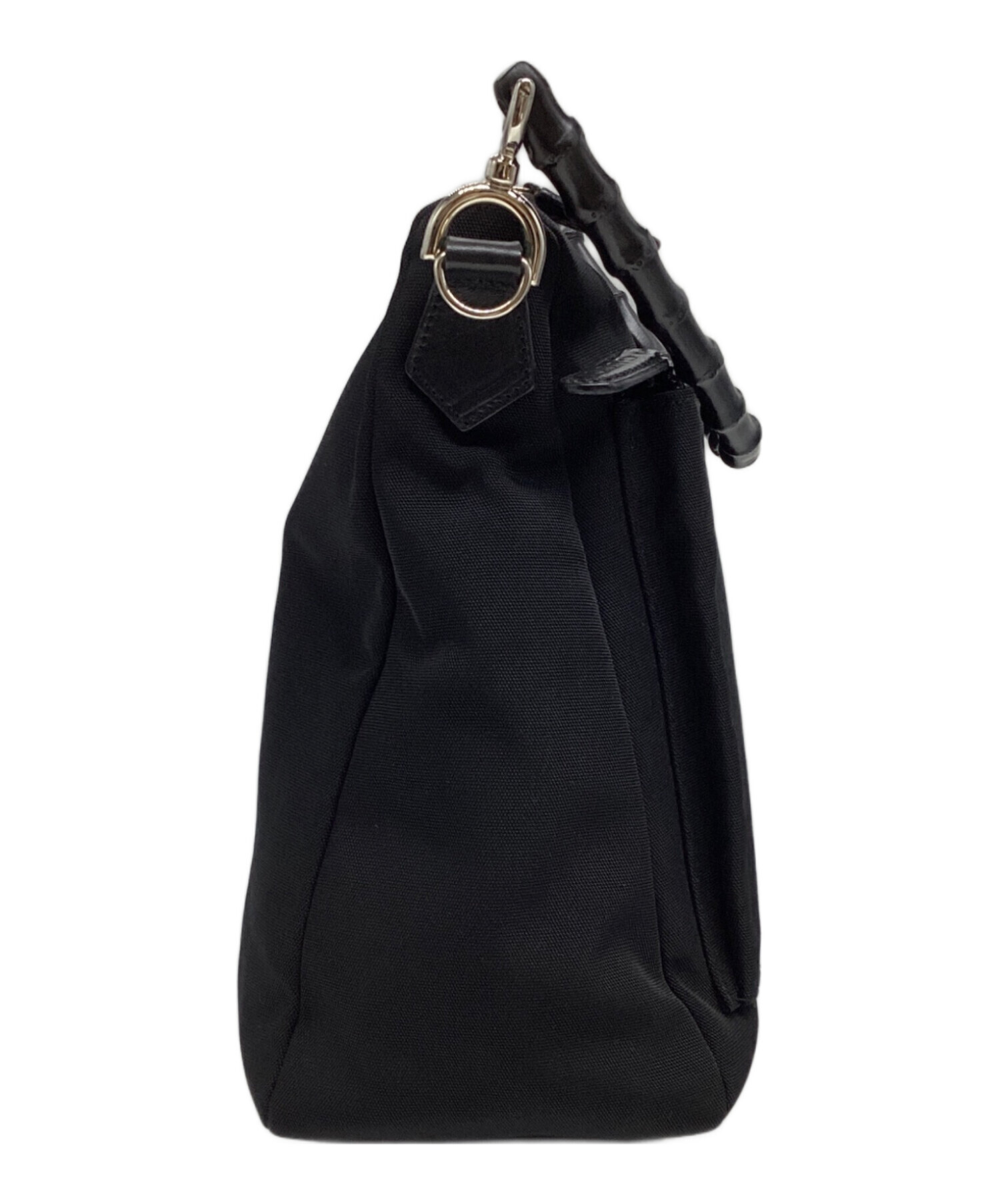 中古・古着通販】GUCCI (グッチ) バンブーハンドル ショルダーバッグ