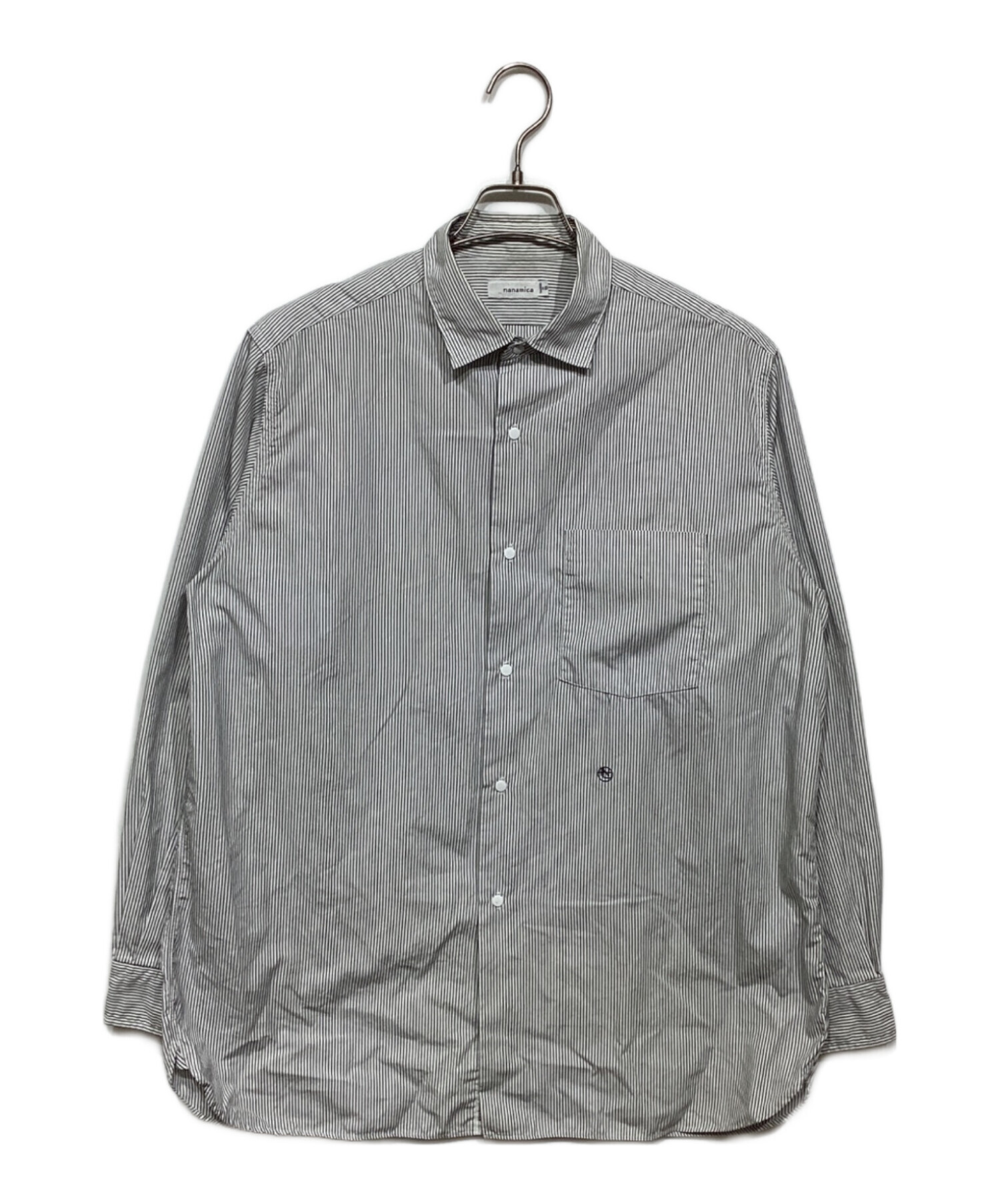 中古・古着通販】nanamica (ナナミカ) Regular Collar Stripe Wind