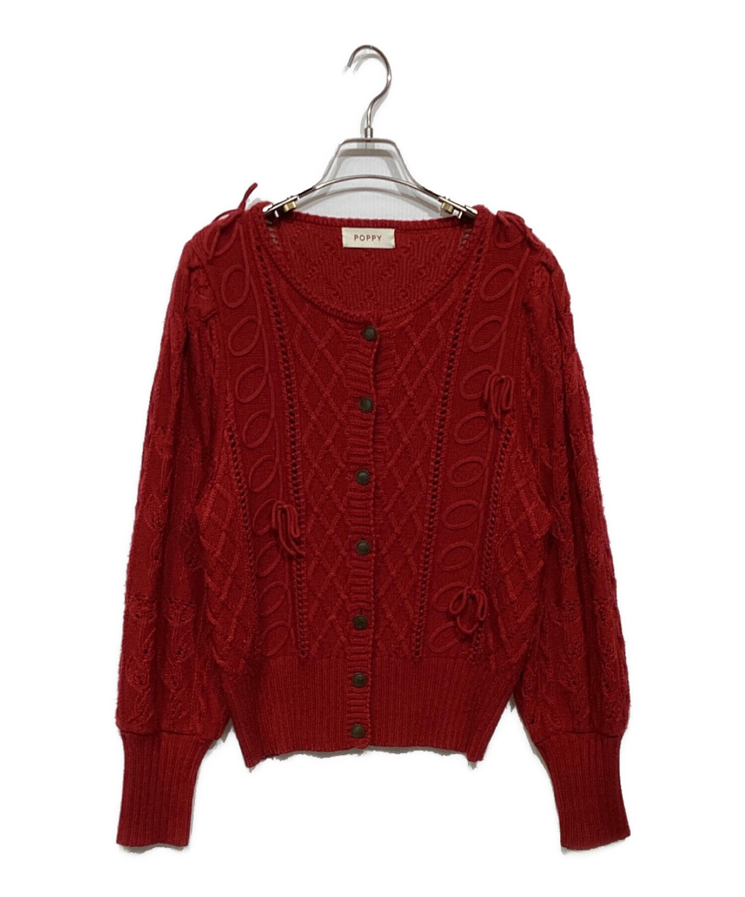 中古POPPY RED ポピーレッド 長袖 カーディガン M