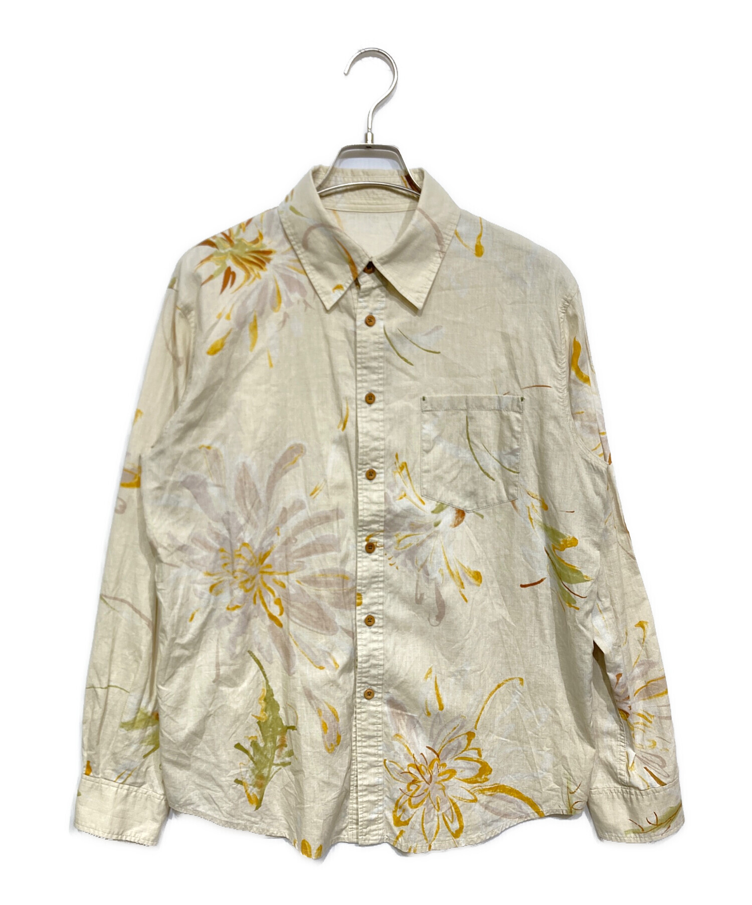 中古・古着通販】Pal'las Palace (パラスパレス) 花柄シャツ ベージュ