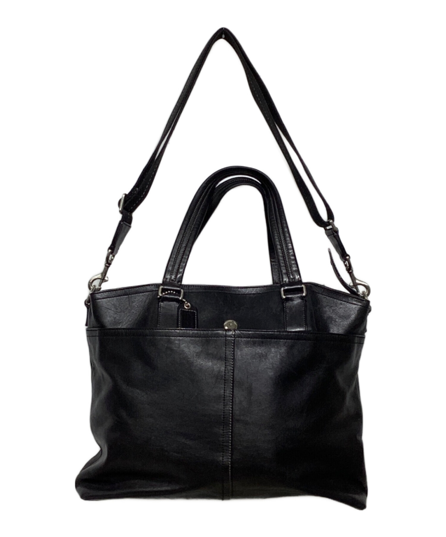 中古・古着通販】COACH (コーチ) 2WAYバッグ F70673 ブラック