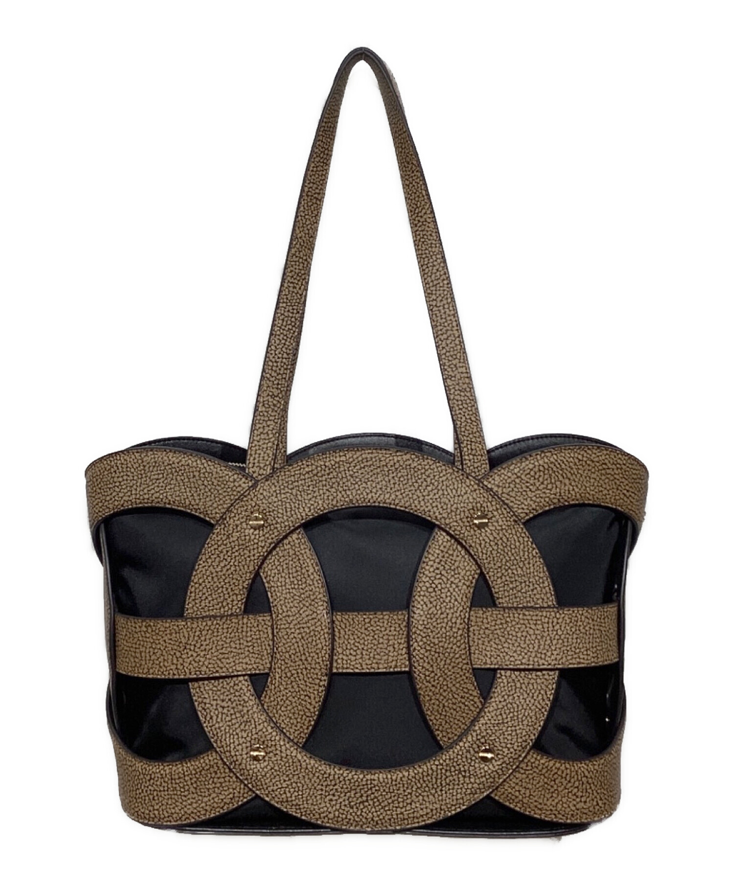 BORBONESE ボルボネーゼ トートバッグ レディース 【古着】【中古】 中古・古着通販】BORBONESE (ボルボネーゼ) ALL ROUND SHOPPER MEDIUM