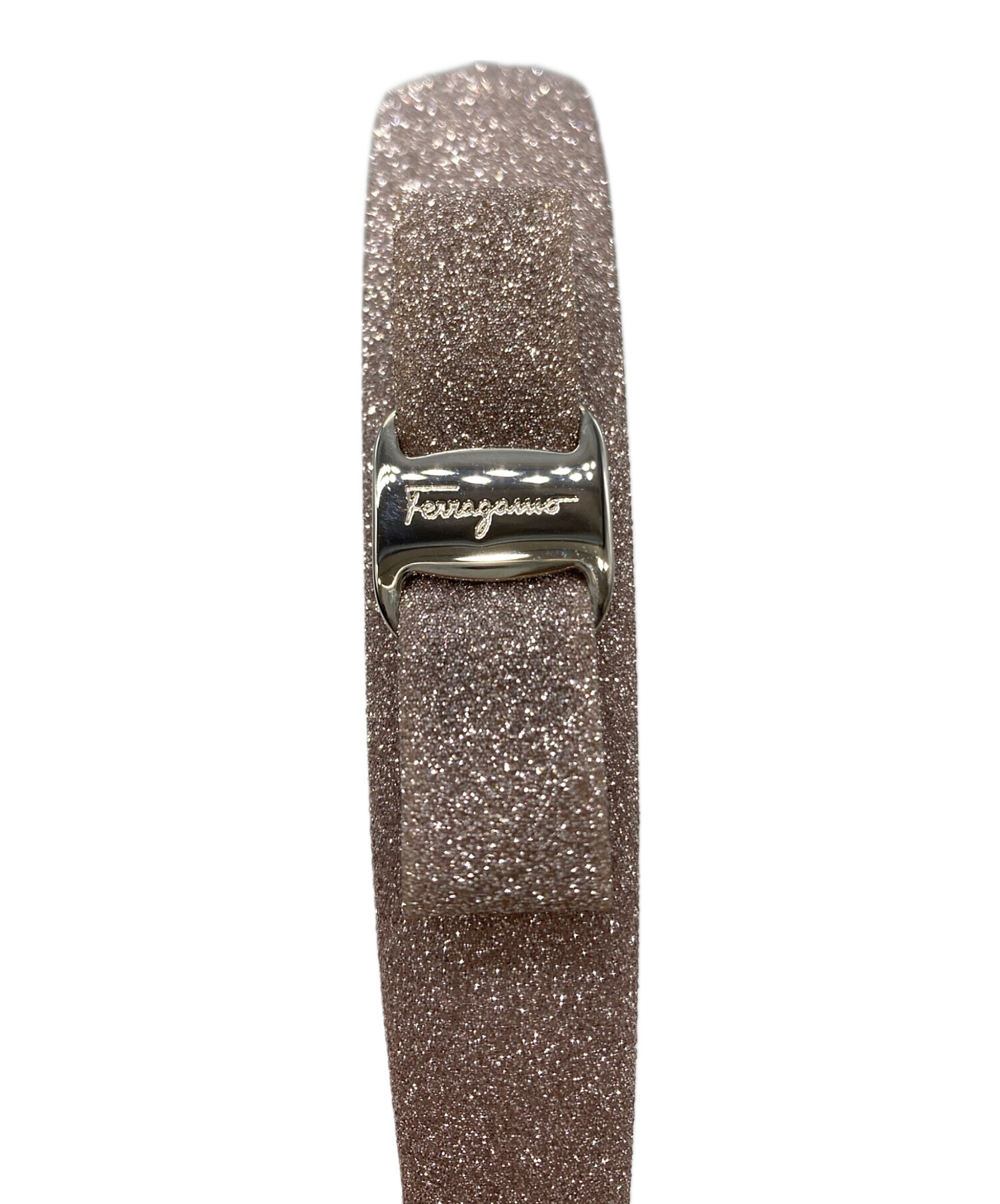 Salvatore Ferragamo ストーン リボン カチューシャ 箱付 中古・古着通販】Salvatore Ferragamo (サルヴァトーレ フェラガモ