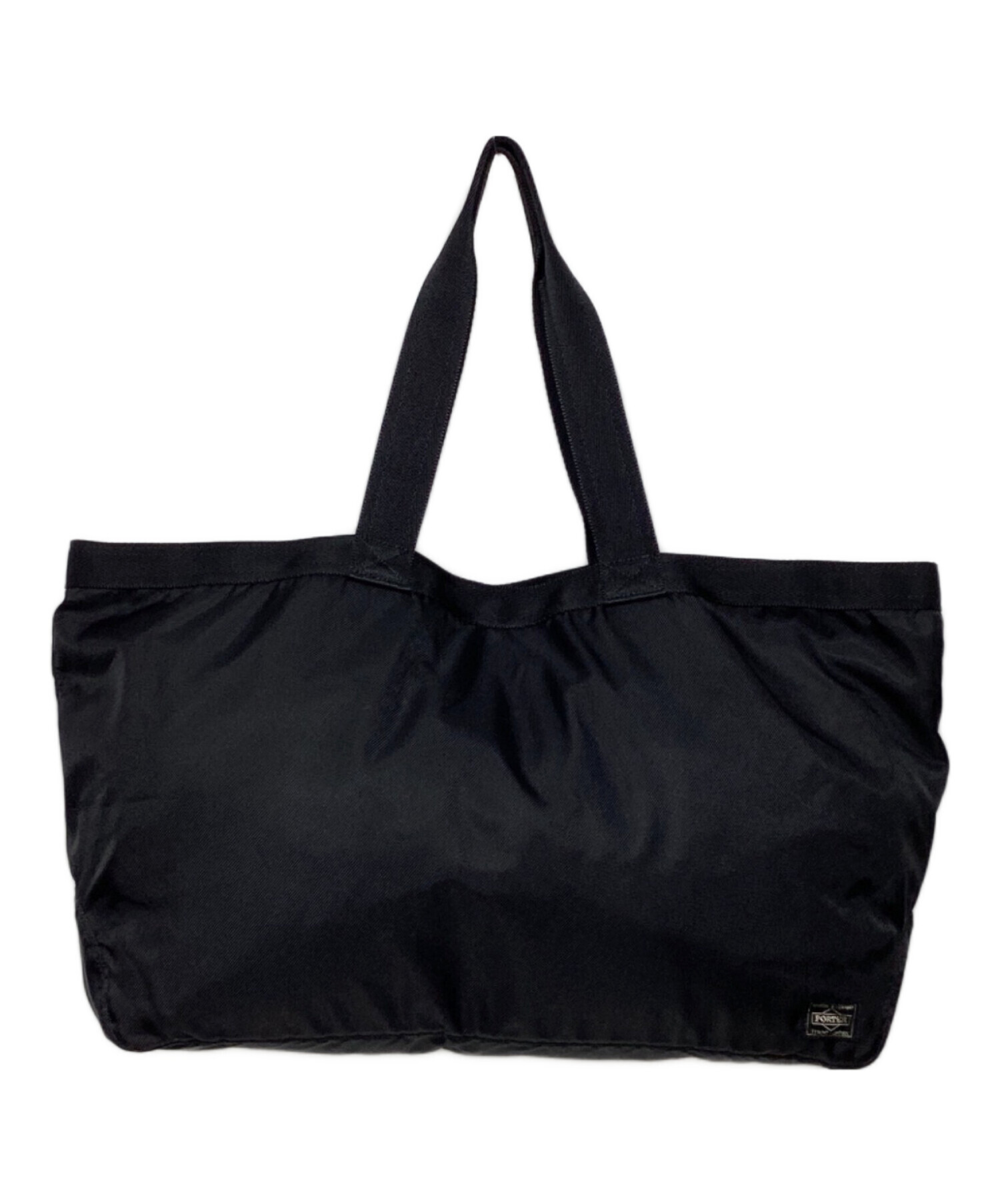 ポーター ナイロントート ブラック TANKER(タンカー) TOTE BAG(L