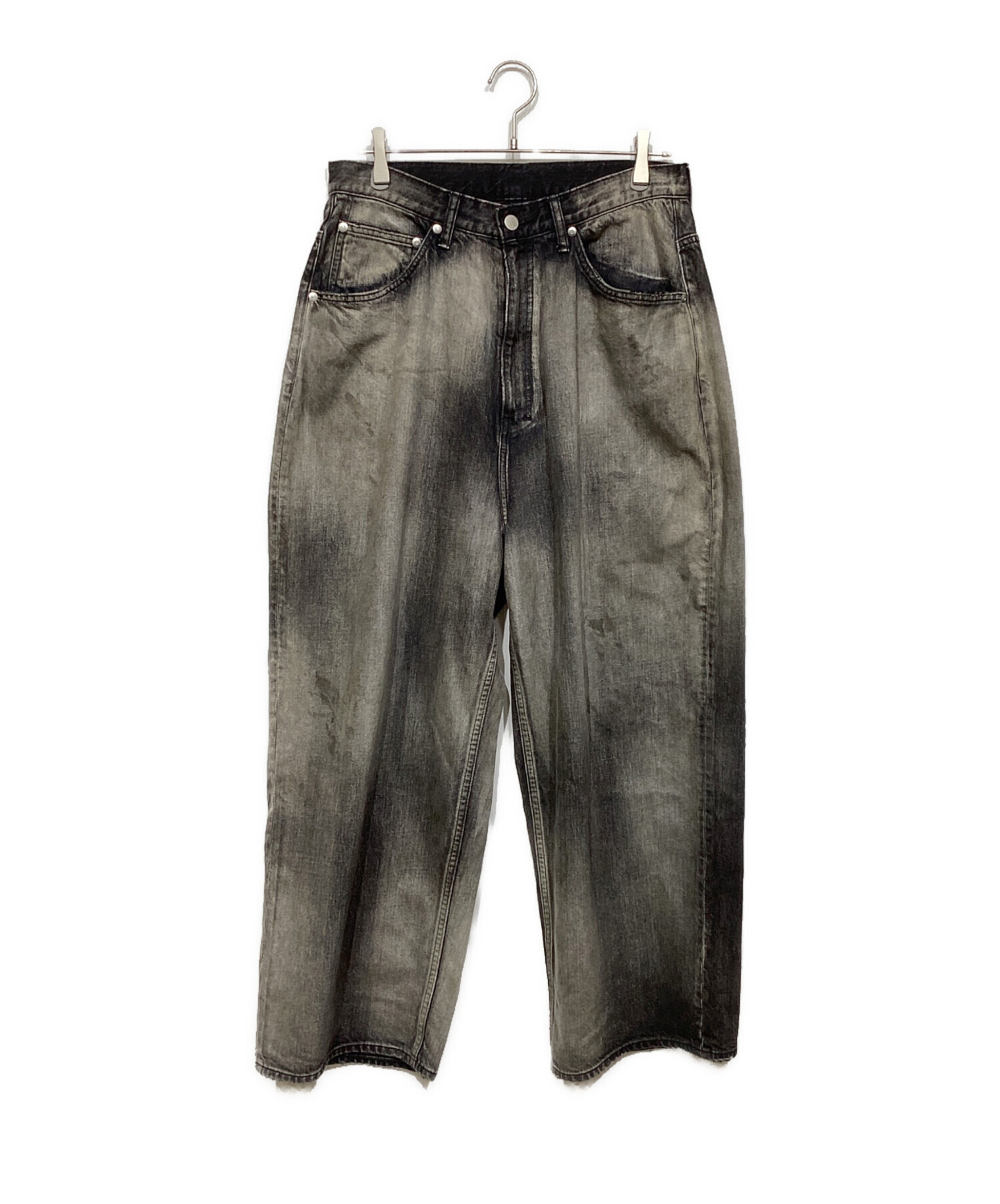 中古・古着通販】ANCELLM (アンセルム) AGING WIDE 5P DENIM PANTS ANC 