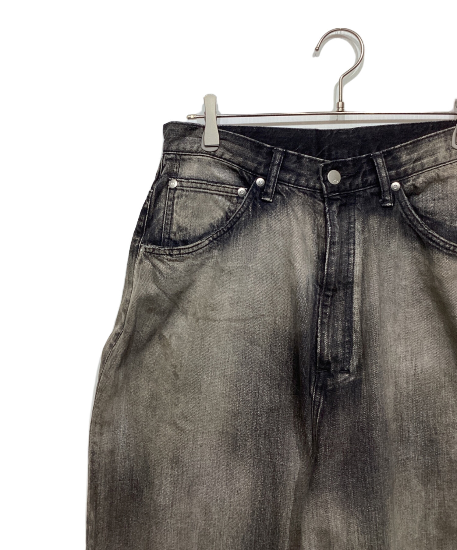 中古・古着通販】ANCELLM (アンセルム) AGING WIDE 5P DENIM PANTS ANC