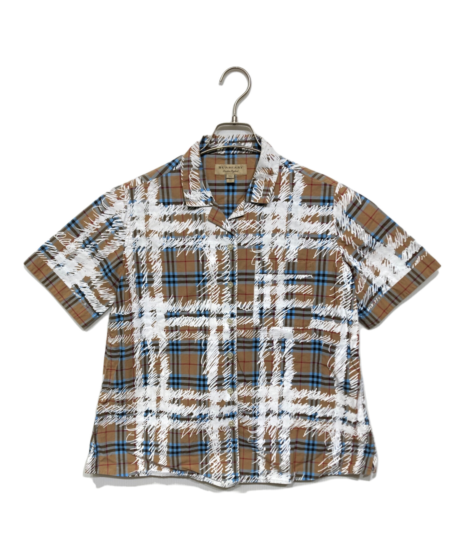 古着 Burberrys ノバチェック シャツ 半袖 中古・古着通販】BURBERRY (バーバリー) ノヴァチェック オープン