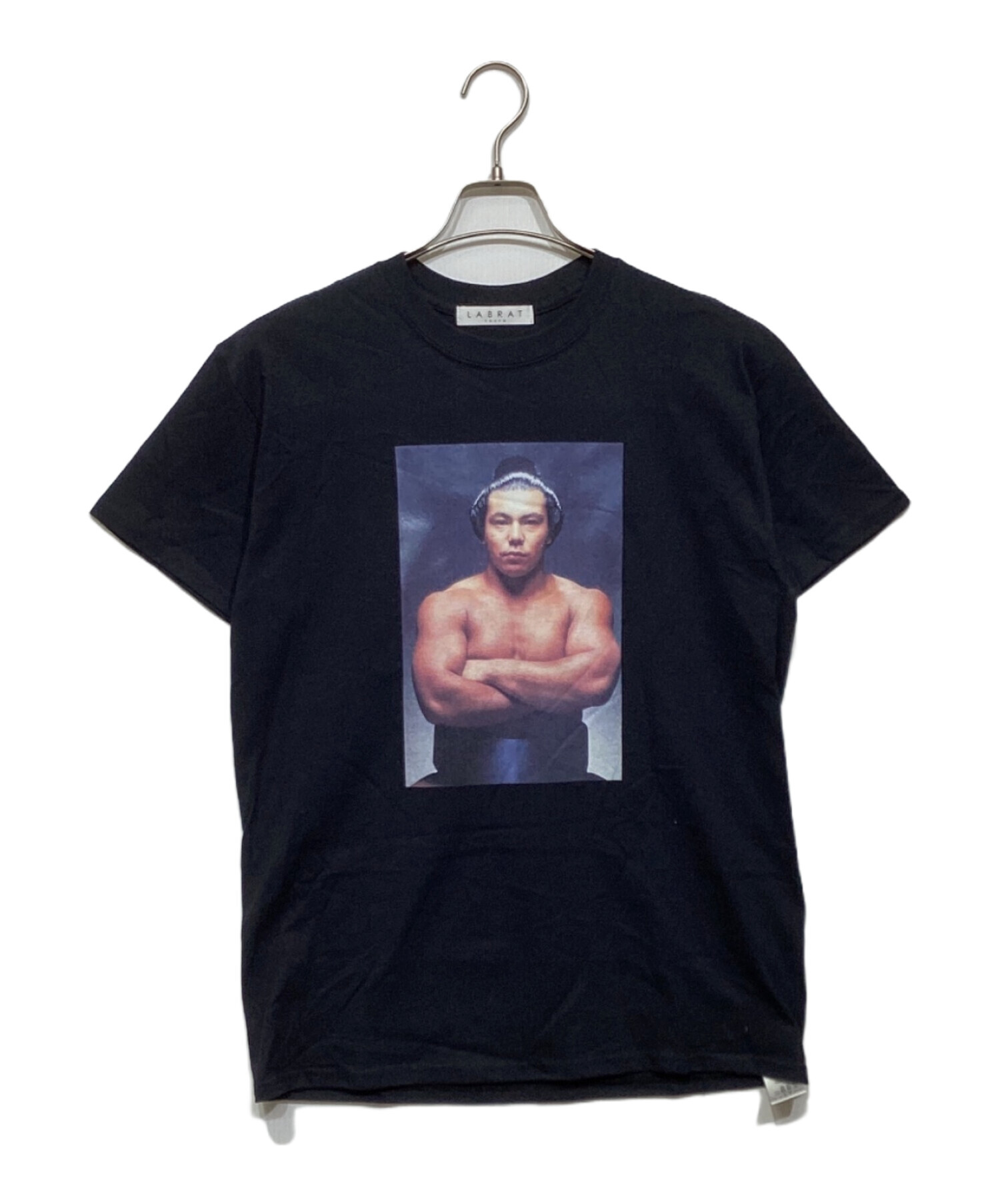 中古・古着通販】LABRAT (ラブラット) プリントTシャツ ブラック 