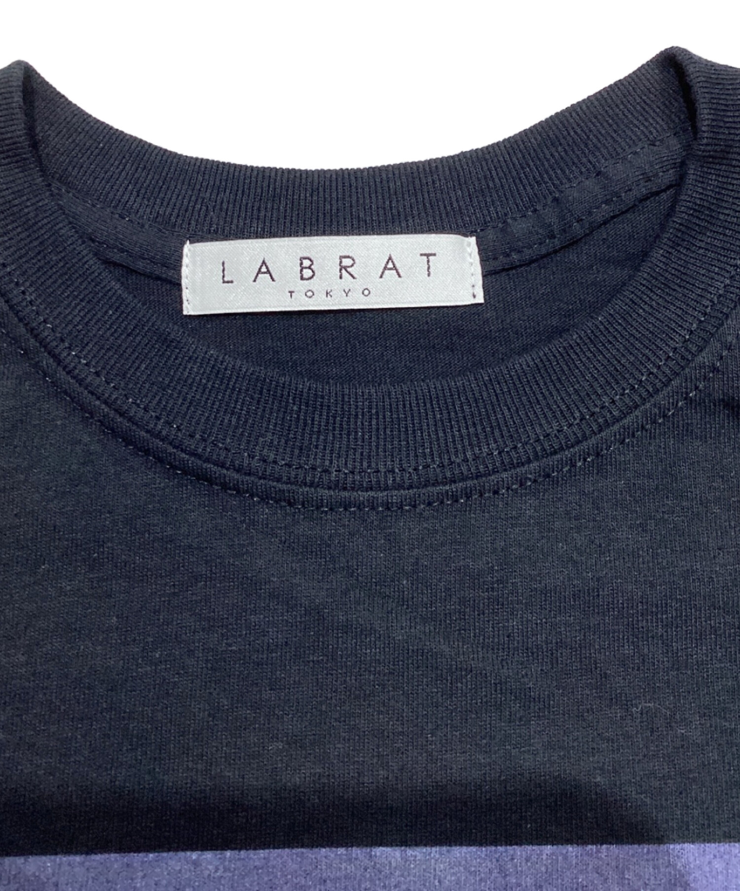 中古・古着通販】LABRAT (ラブラット) プリントTシャツ ブラック 