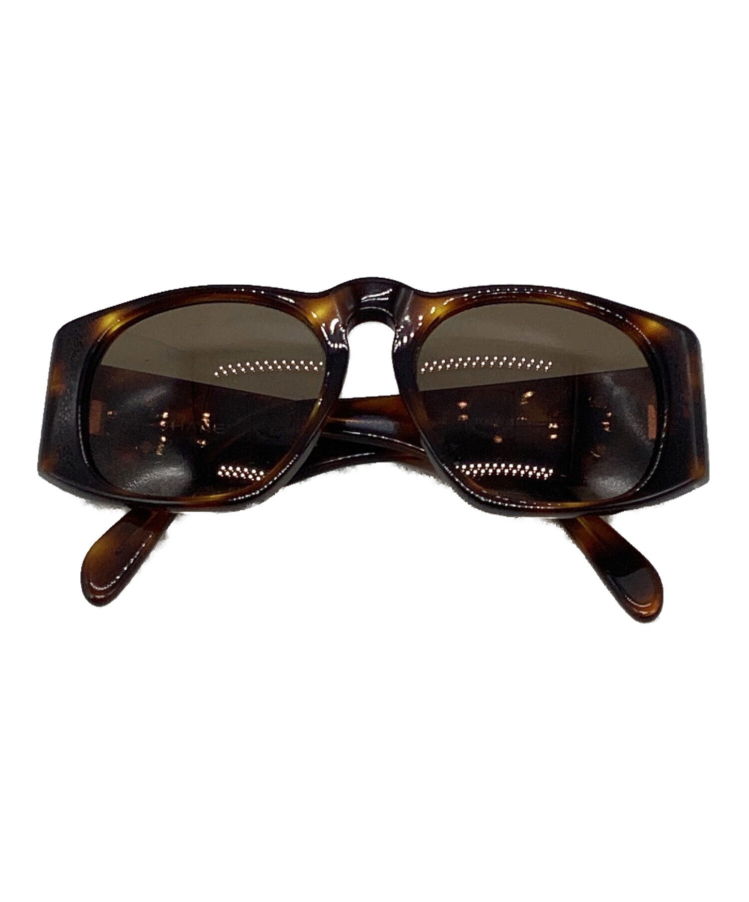 1円 □美品□ CHANEL シャネル 01451 94305 ココマーク サングラス